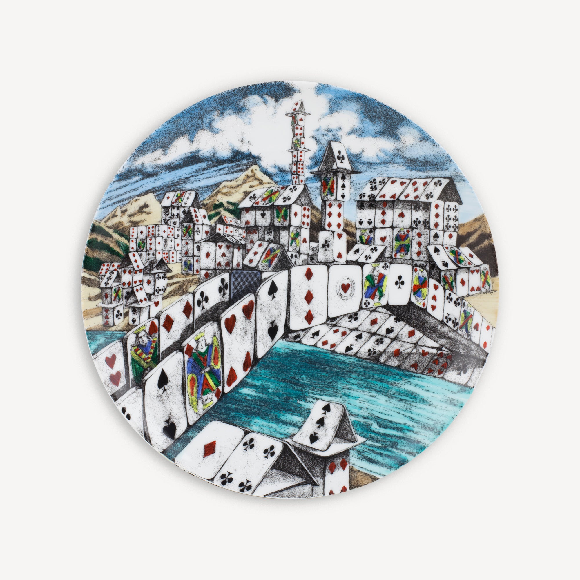 Set 12 Plates Città di Carte