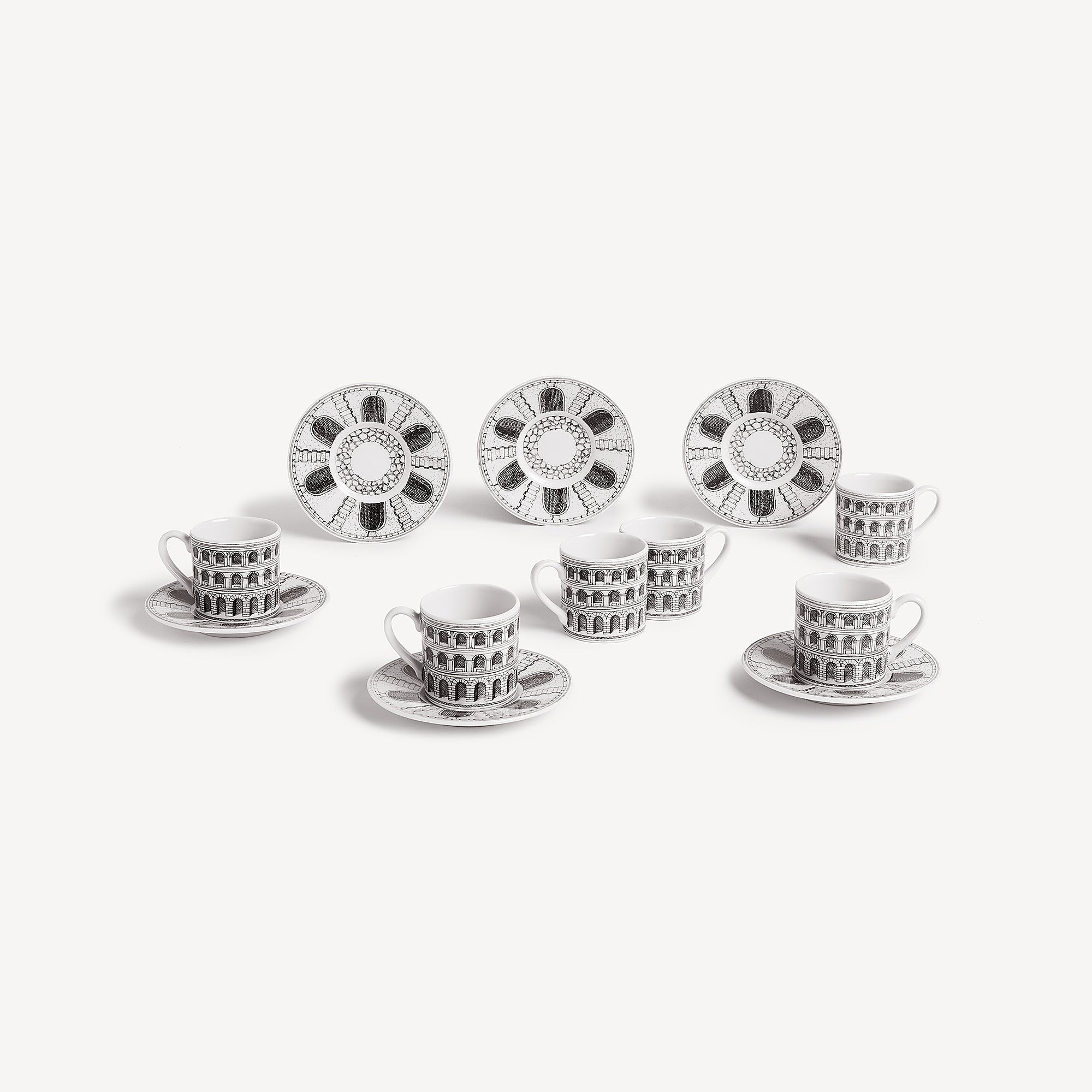 Set 6 coffee cups Architettura