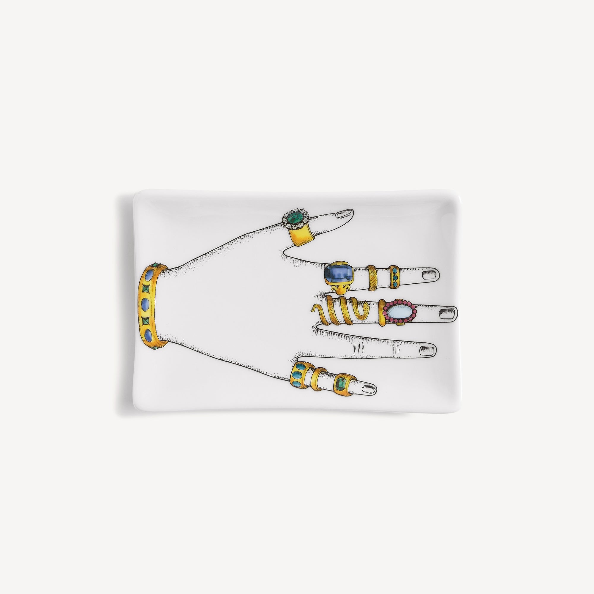 Ashtray Mano con anelli