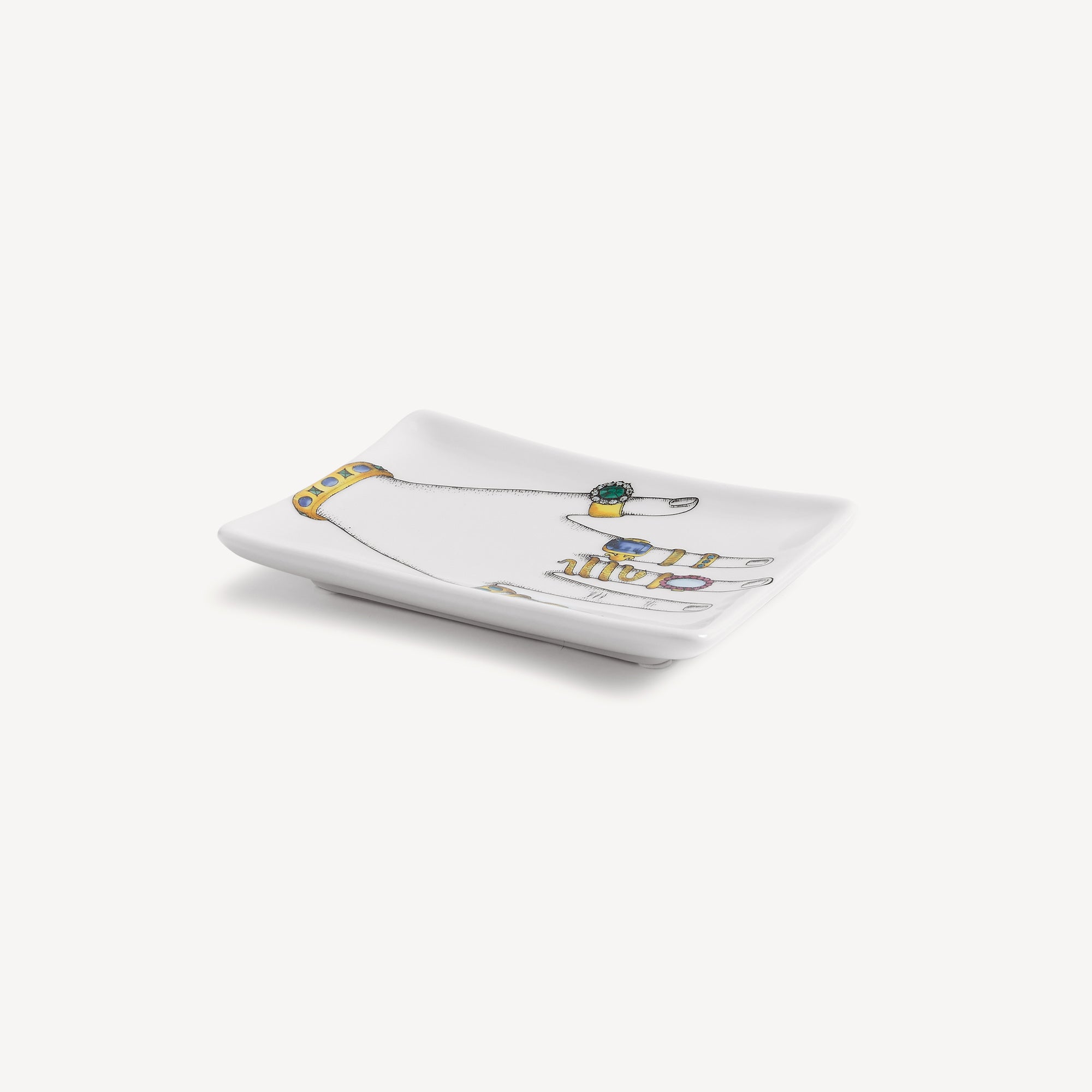 Ashtray Mano con anelli in Multicolour | Fornasetti® – Fornasetti