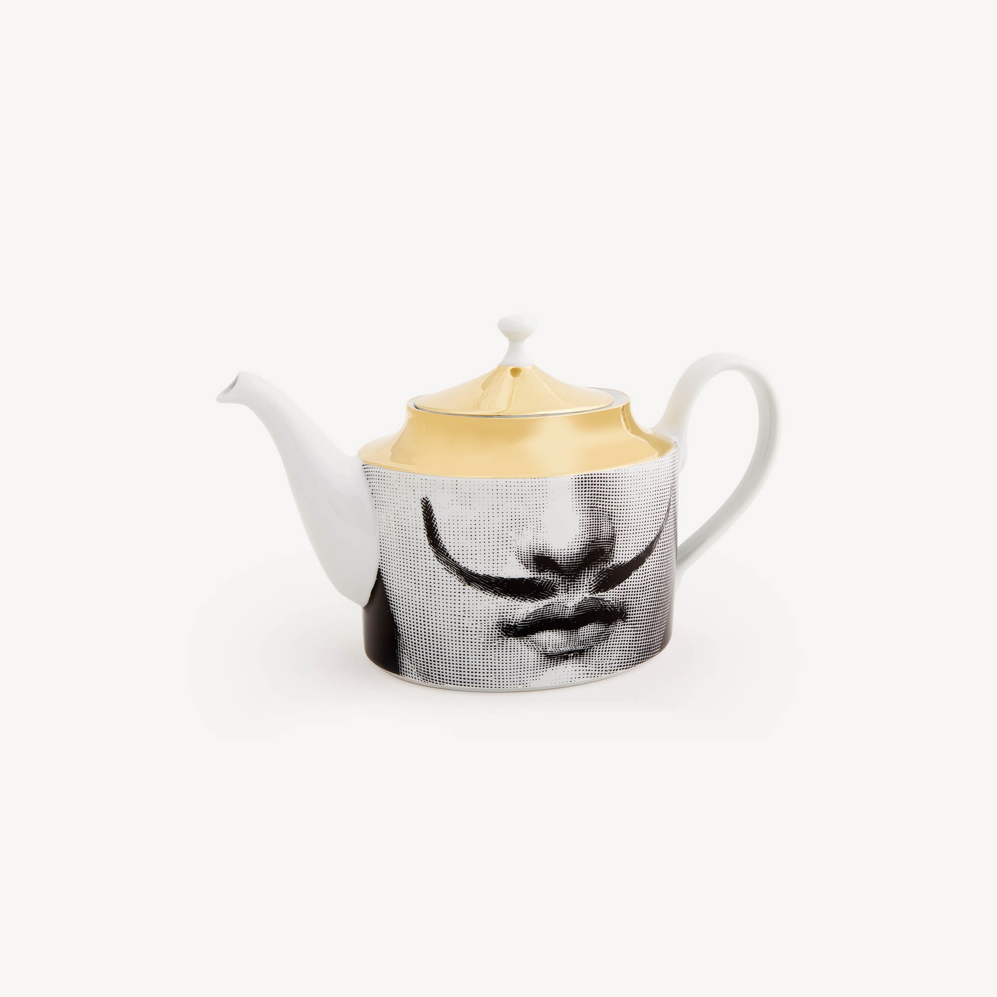 Teapot Tema e Variazioni n.21 in White/Black/Gold | Fornasetti