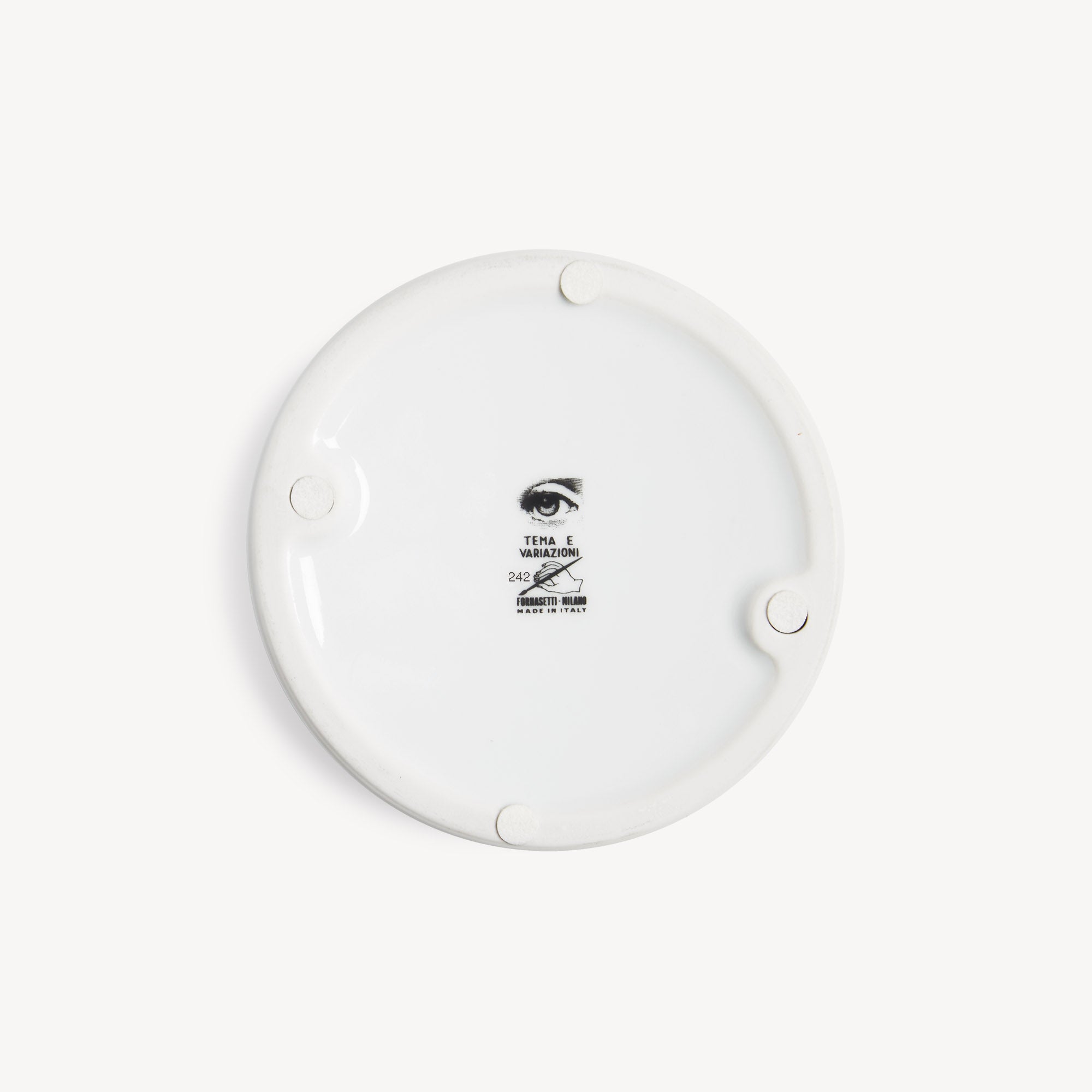 Round ashtray Tema e Variazioni n.242