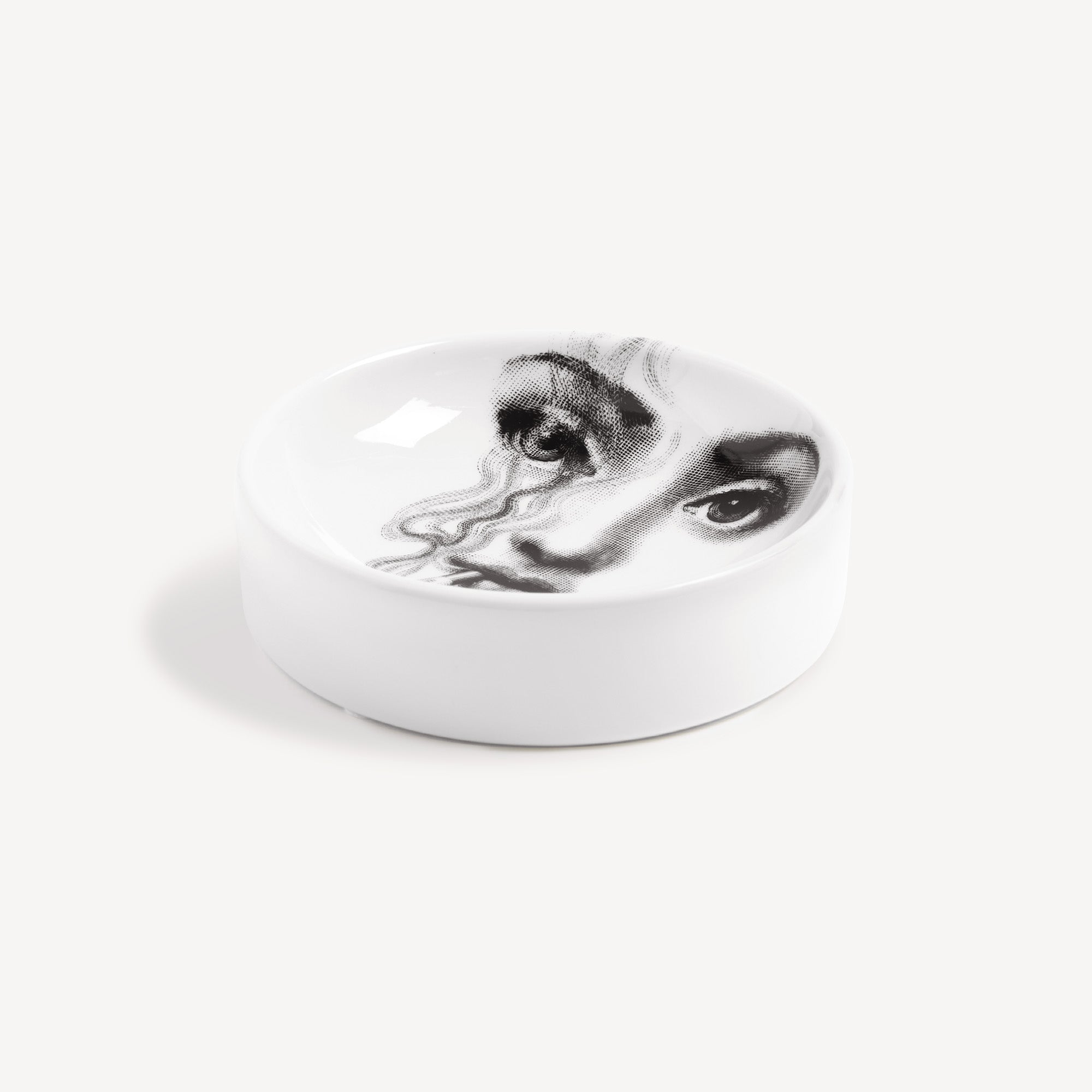 Ashtray Tema e Variazioni n.81 in White/Black | Fornasetti