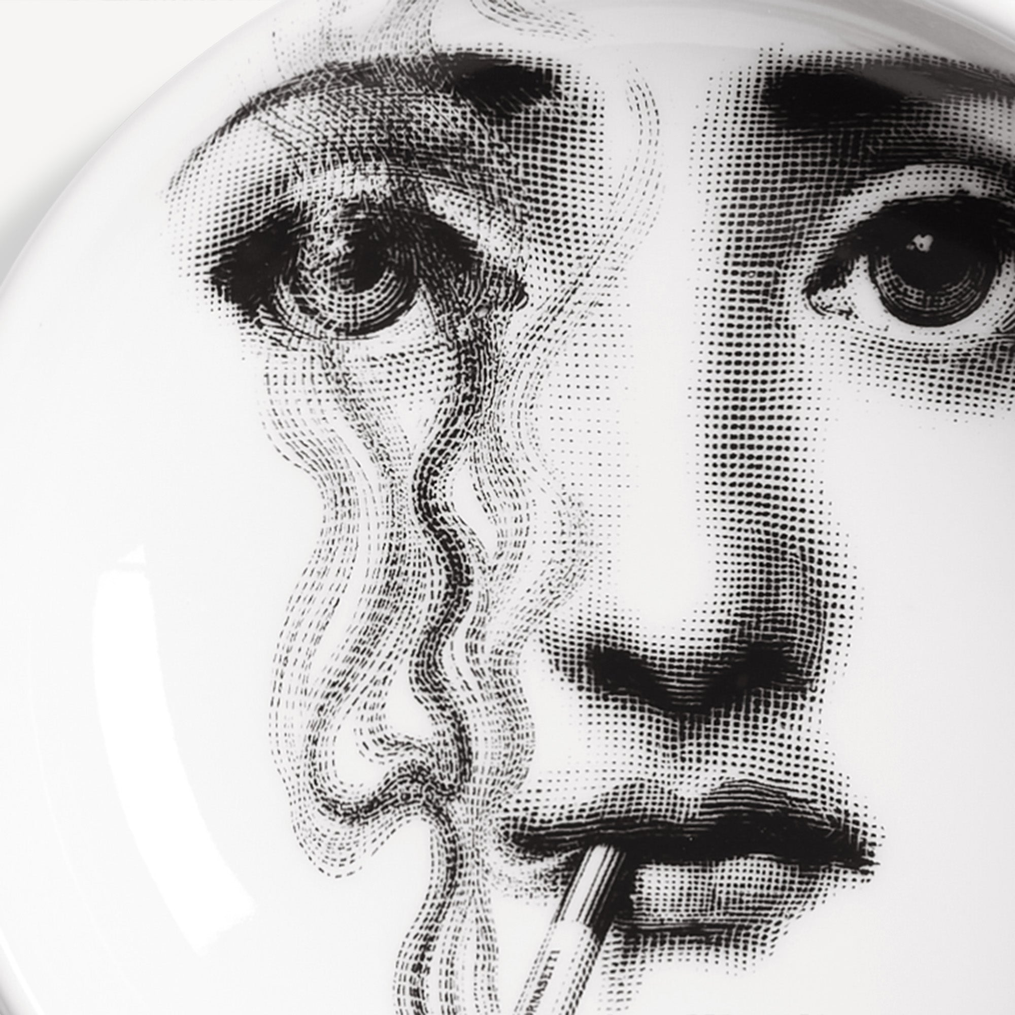 Ashtray Tema e Variazioni n.81 in White/Black | Fornasetti