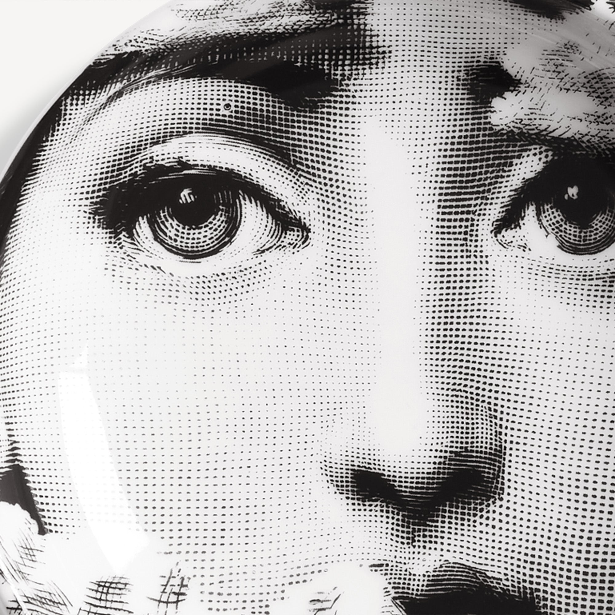 Ashtray Tema e Variazioni n.139 in White/Black | Fornasetti
