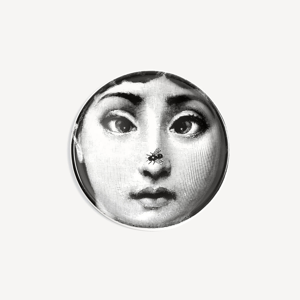 Round ashtray Tema e Variazioni n.363 in White/Black | Fornasetti ...