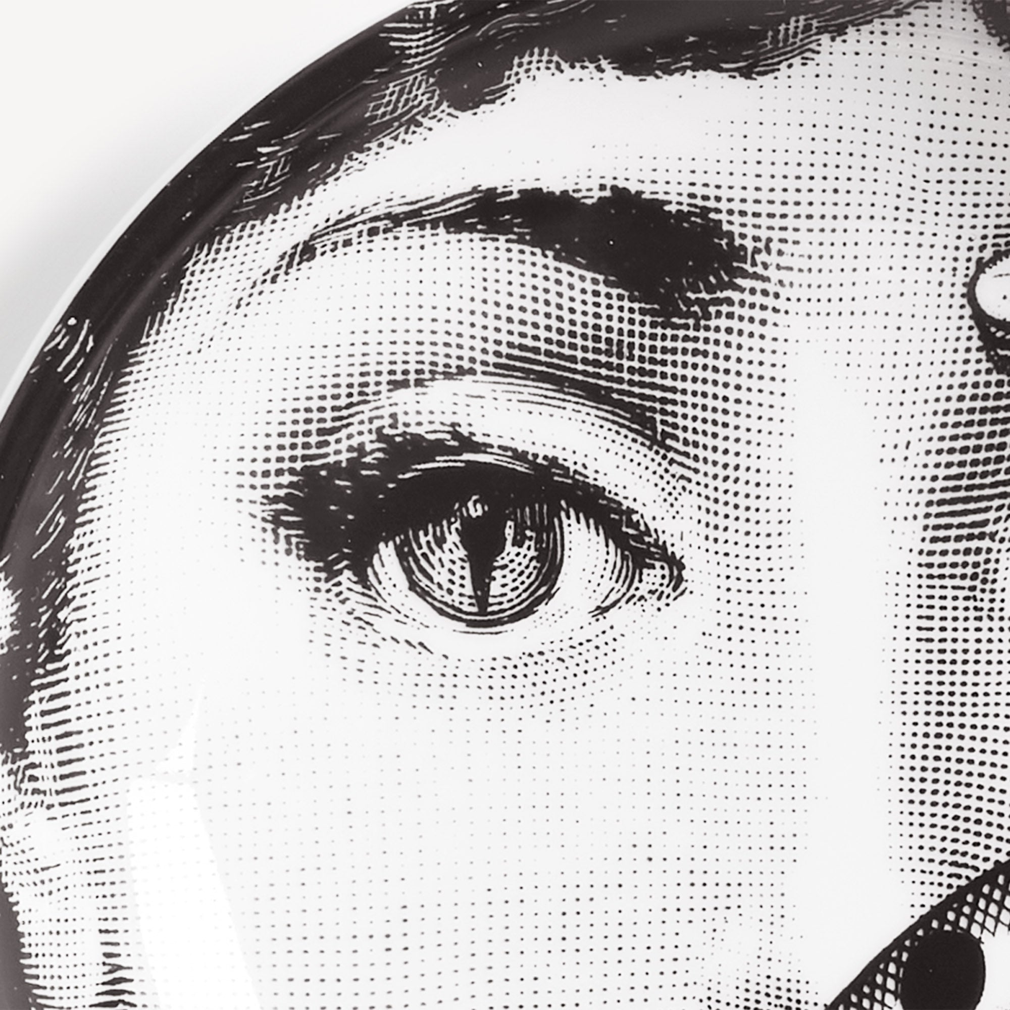 Ashtray Tema e Variazioni n.383 in White/Black | Fornasetti