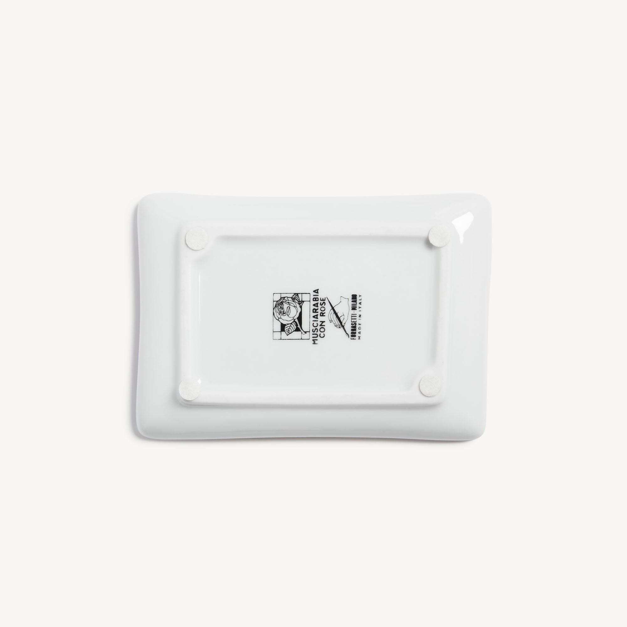 Rectangular Ashtray Musciarabia con rose
