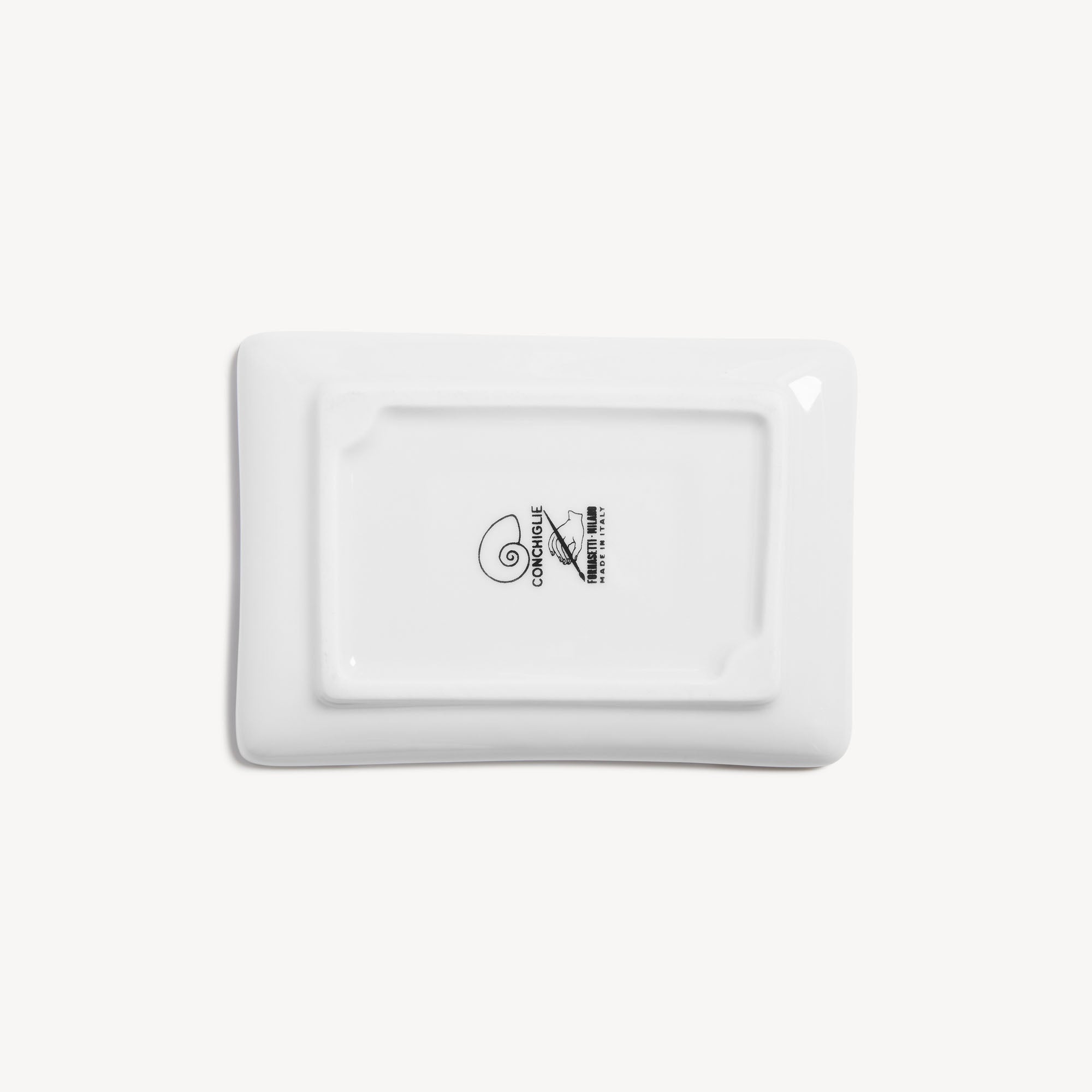 Posacenere rettangolare Giro di Conchiglie