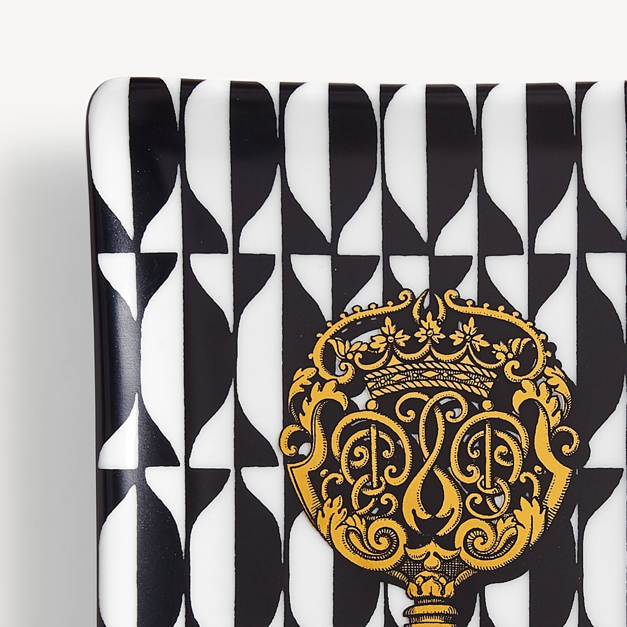 Rectangular ashtray Chiavi & Losanghe