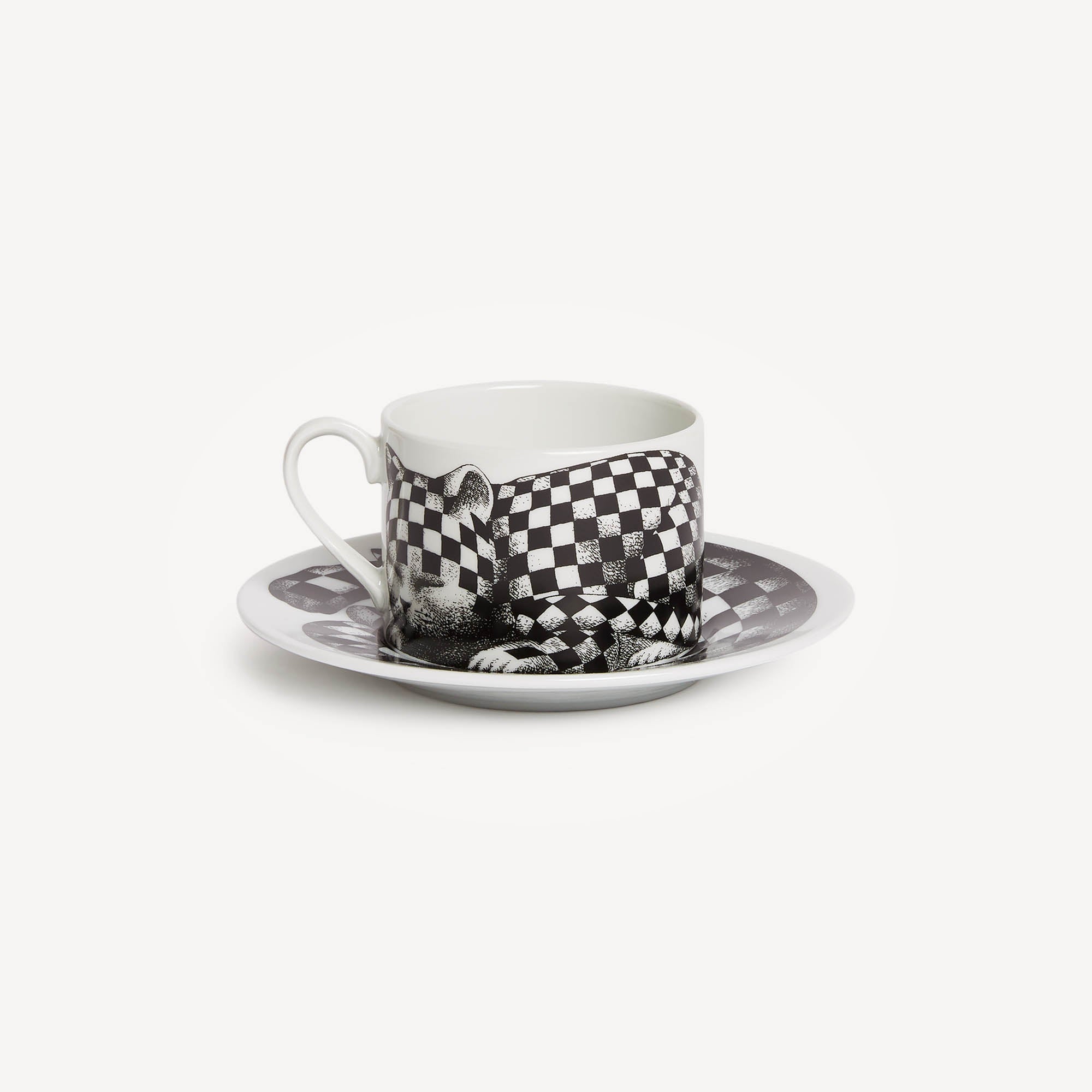 Tea cup High Fidelity Quadretato