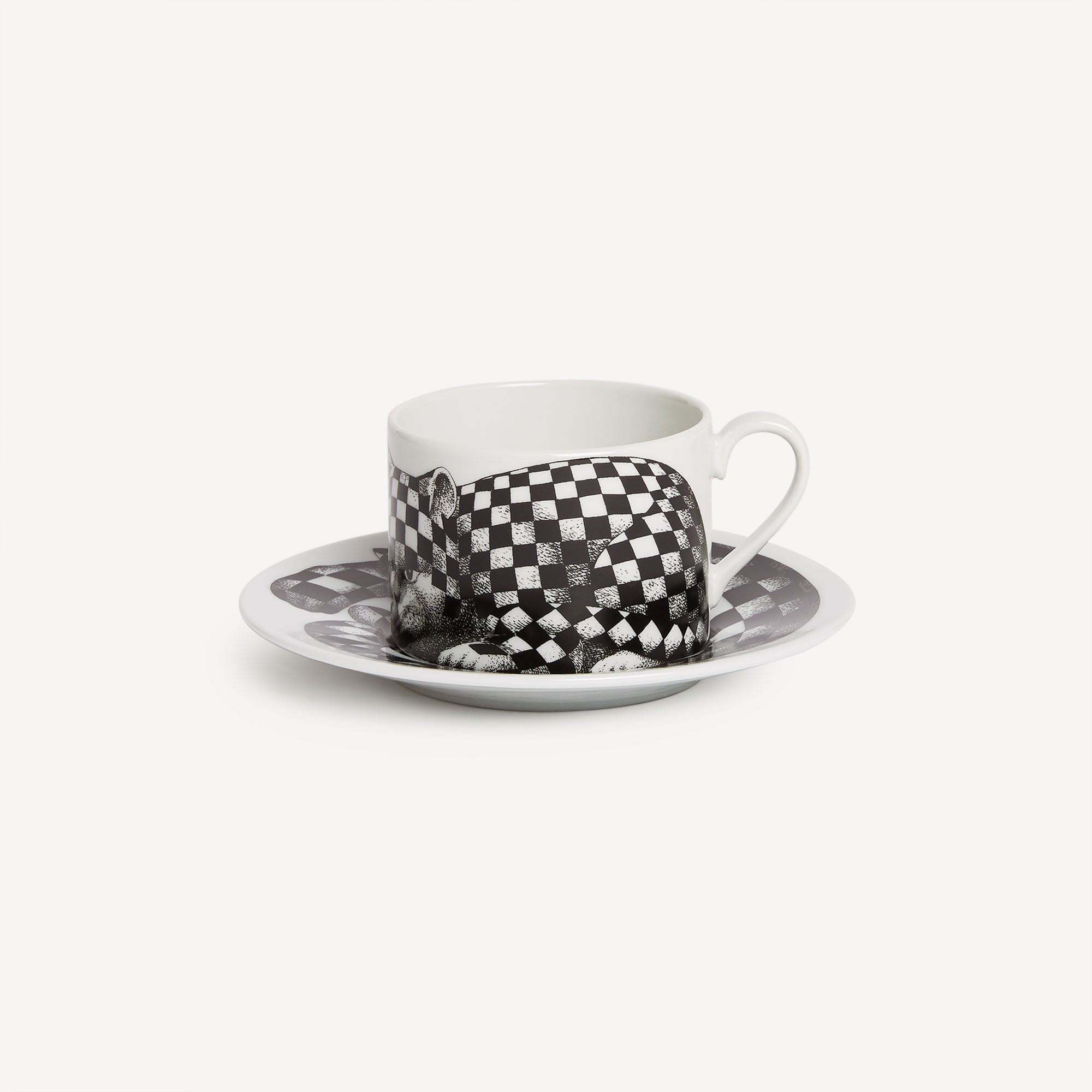 Tea cup High Fidelity Quadretato