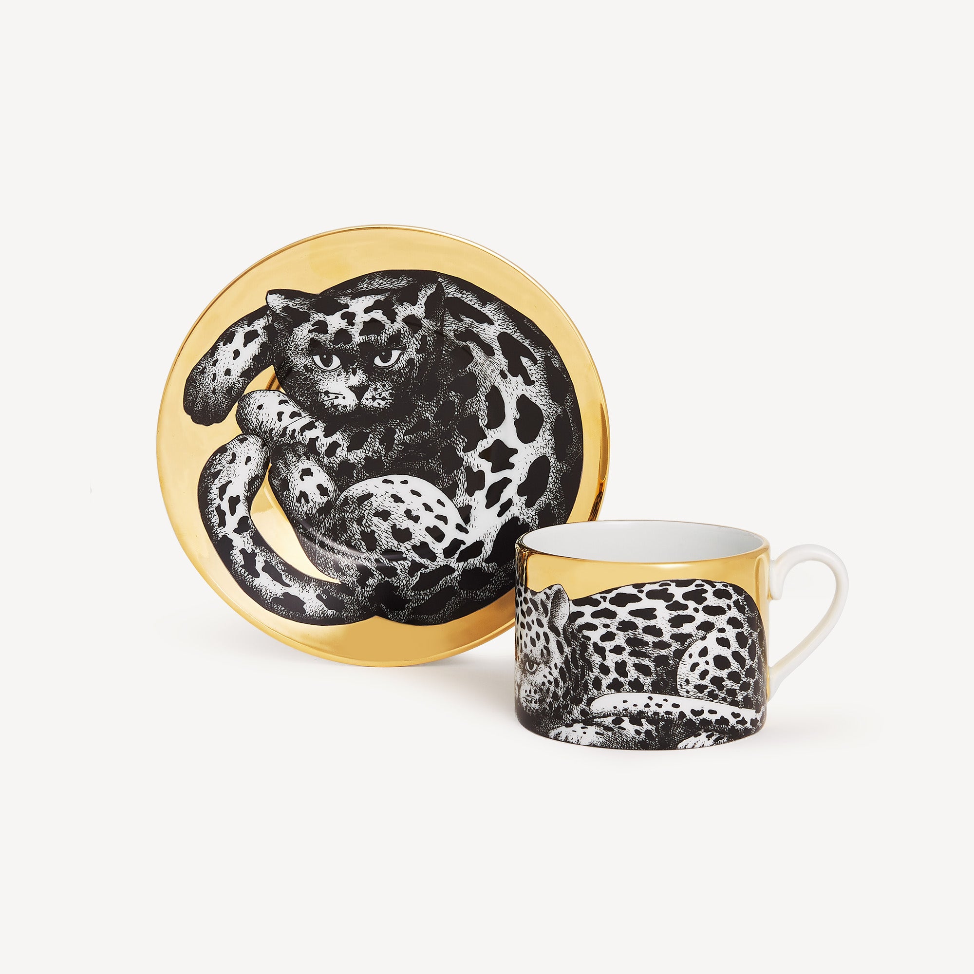 Tea cup High Fidelity Leopardato