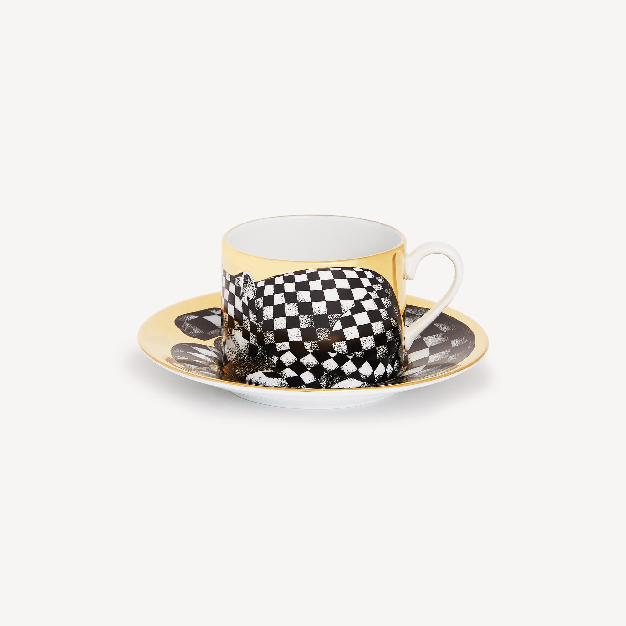 Tea cup High Fidelity Quadrettato