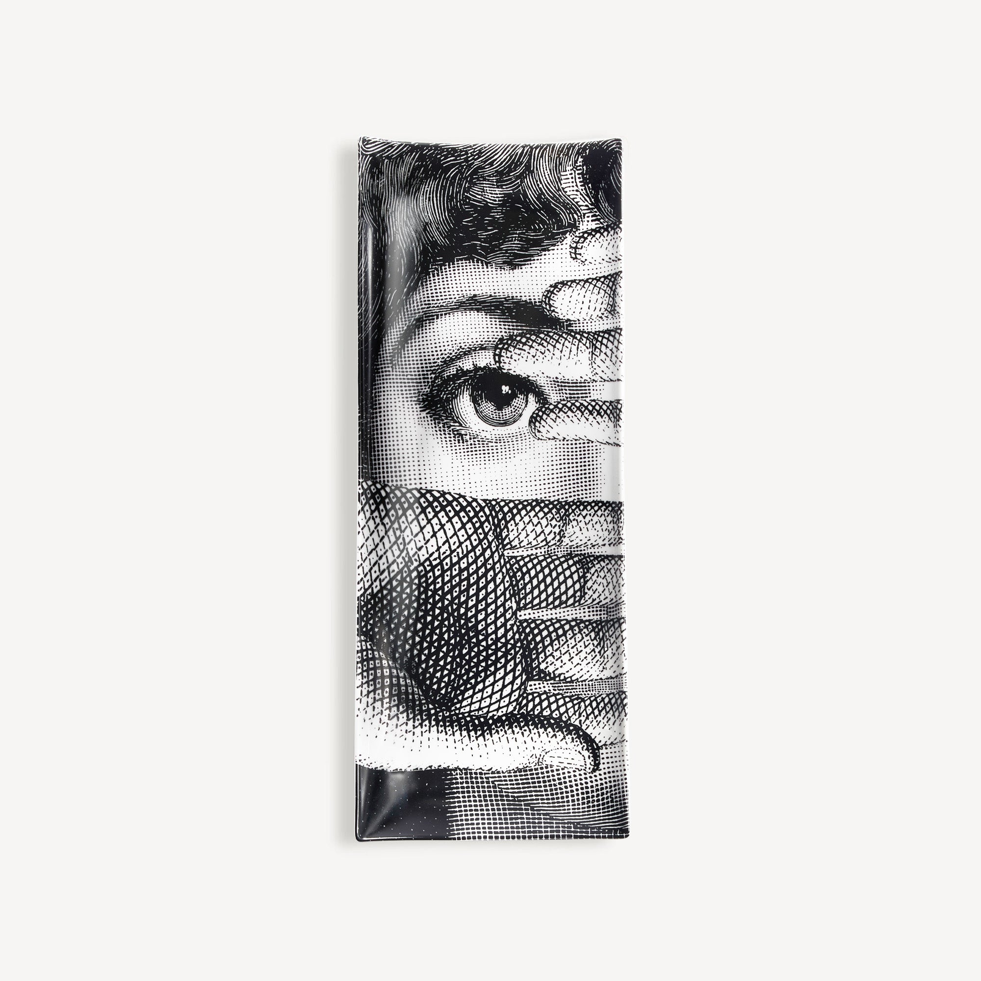 Tray Tema e Variazioni n.154 in White/Black | Fornasetti