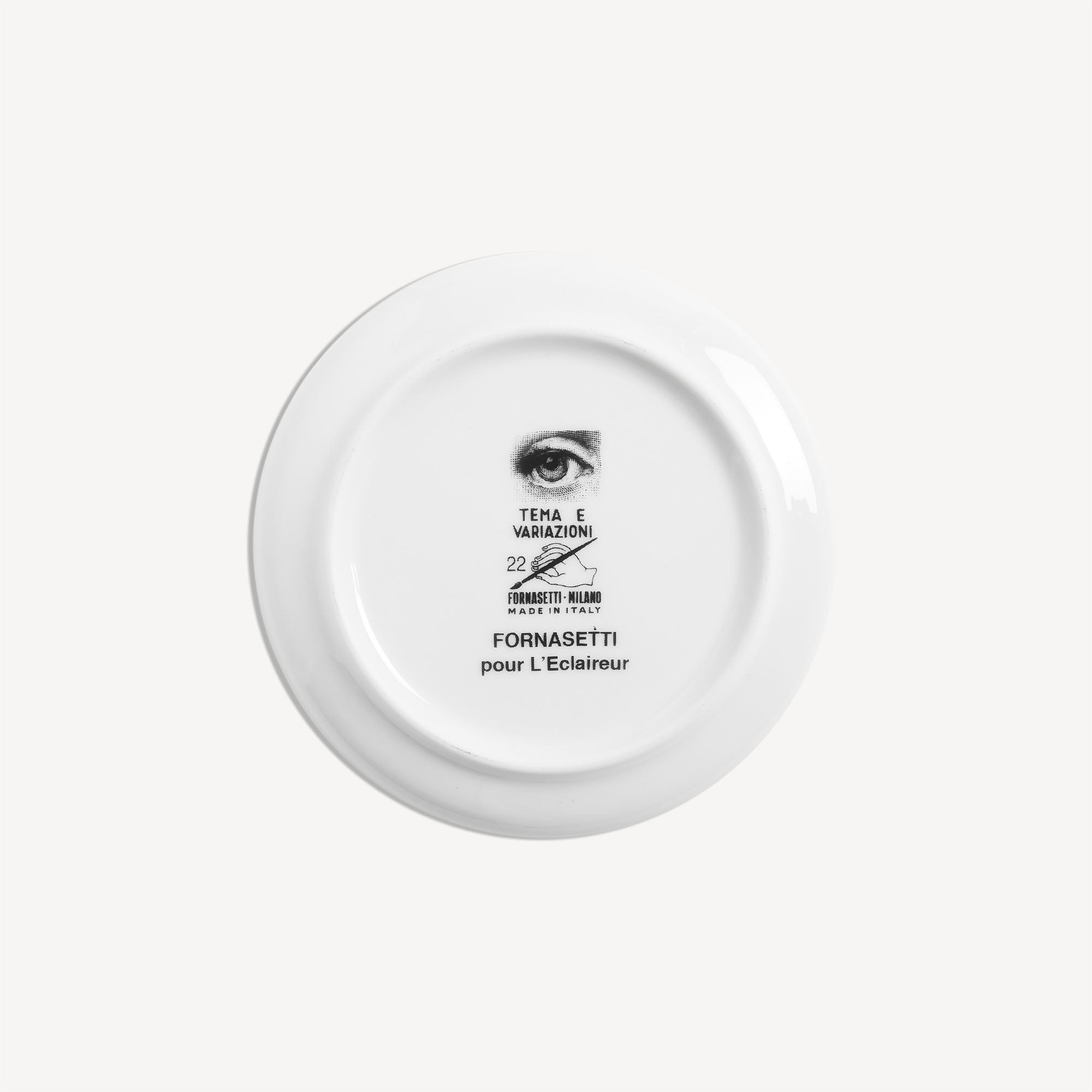 Decorative holder Tema e Variazioni n.22 in White/Black