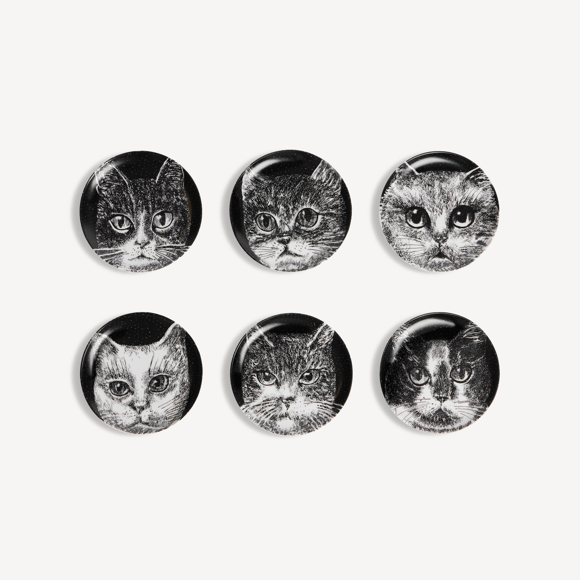 Set of 6 Decorative holders Gatti