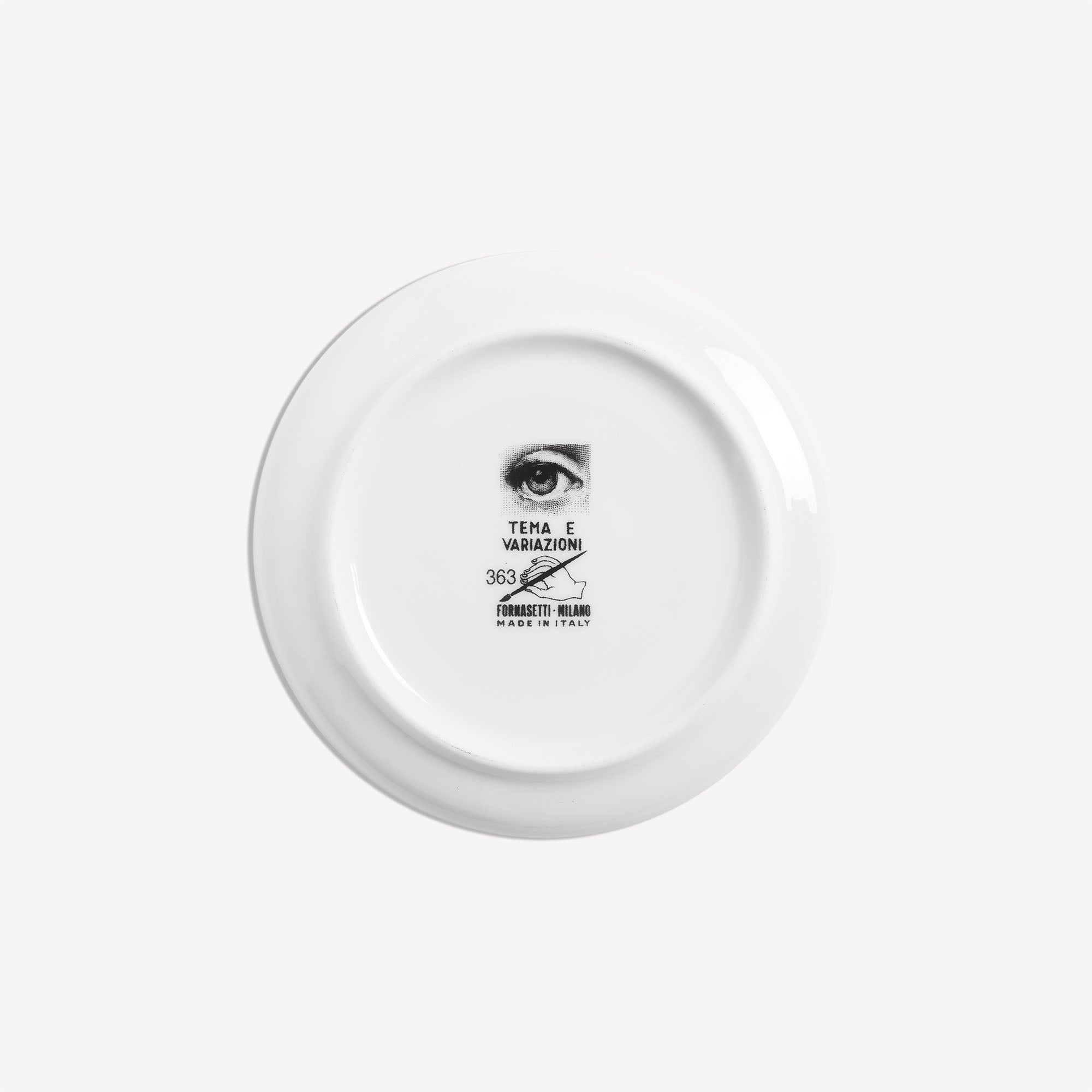Decorative holder Tema e Variazioni n.363 in White/Black