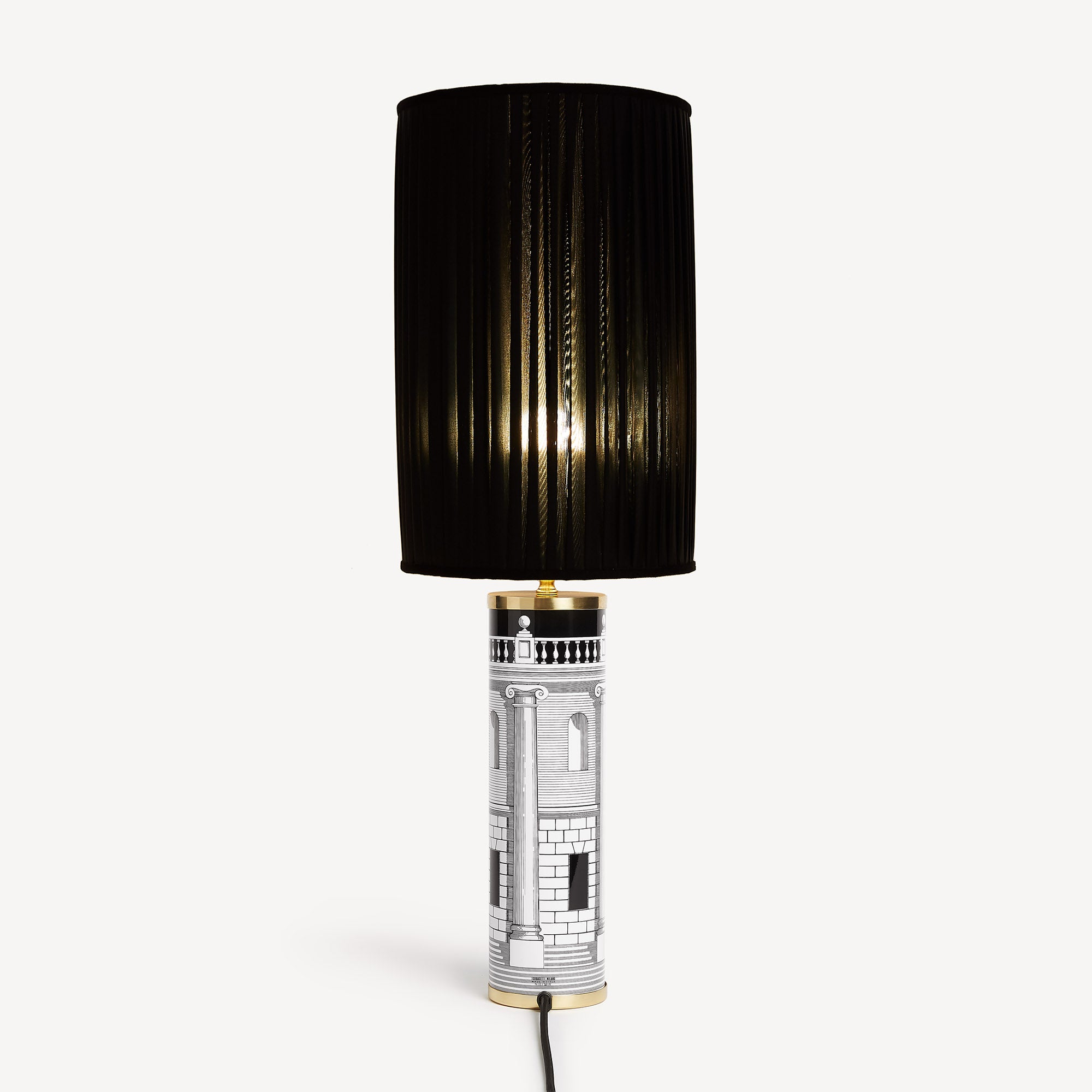 Paralume cilindrico plissè 