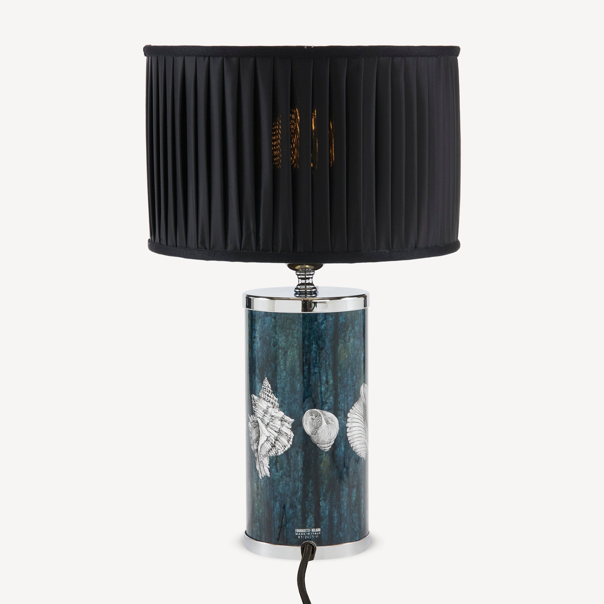 Paralume cilindrico plissè