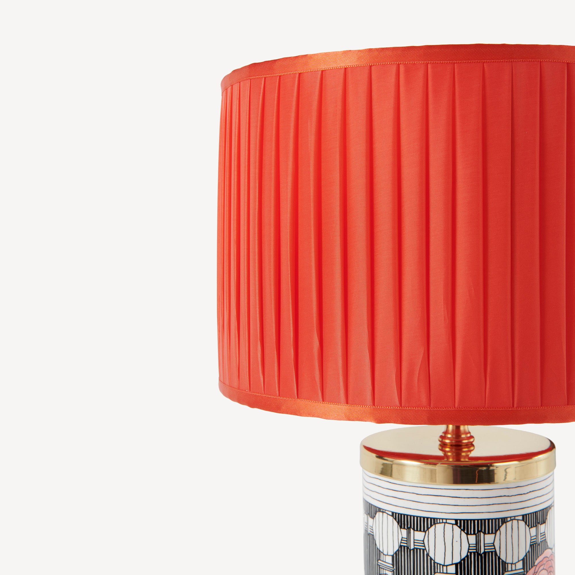 Paralume cilindrico plissè