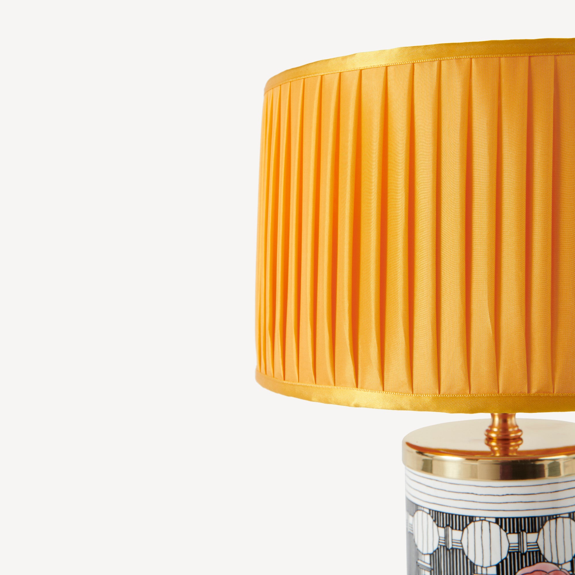 Paralume cilindrico plissè