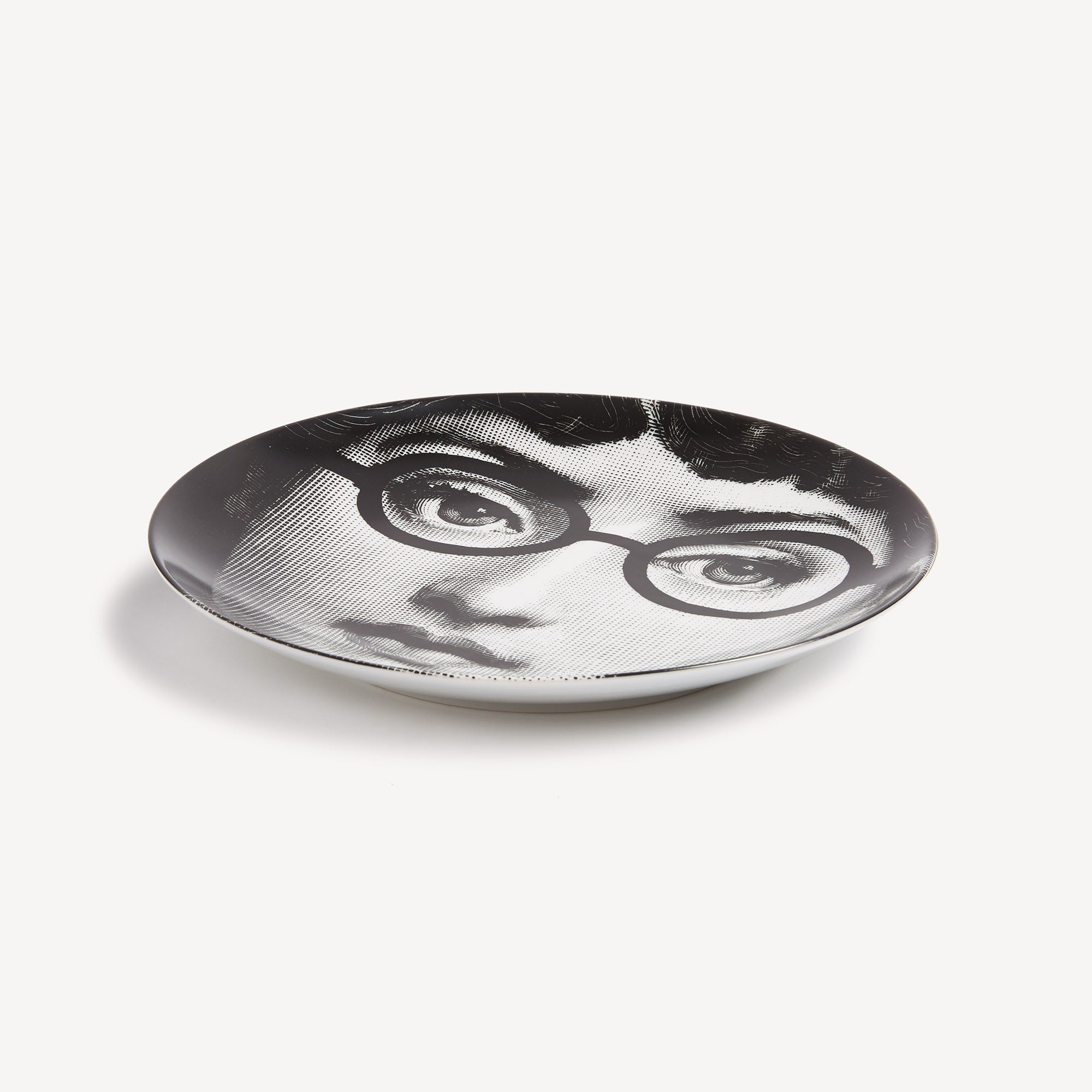 Wall plate Tema e Variazioni n.26 in White/Black | Fornasetti