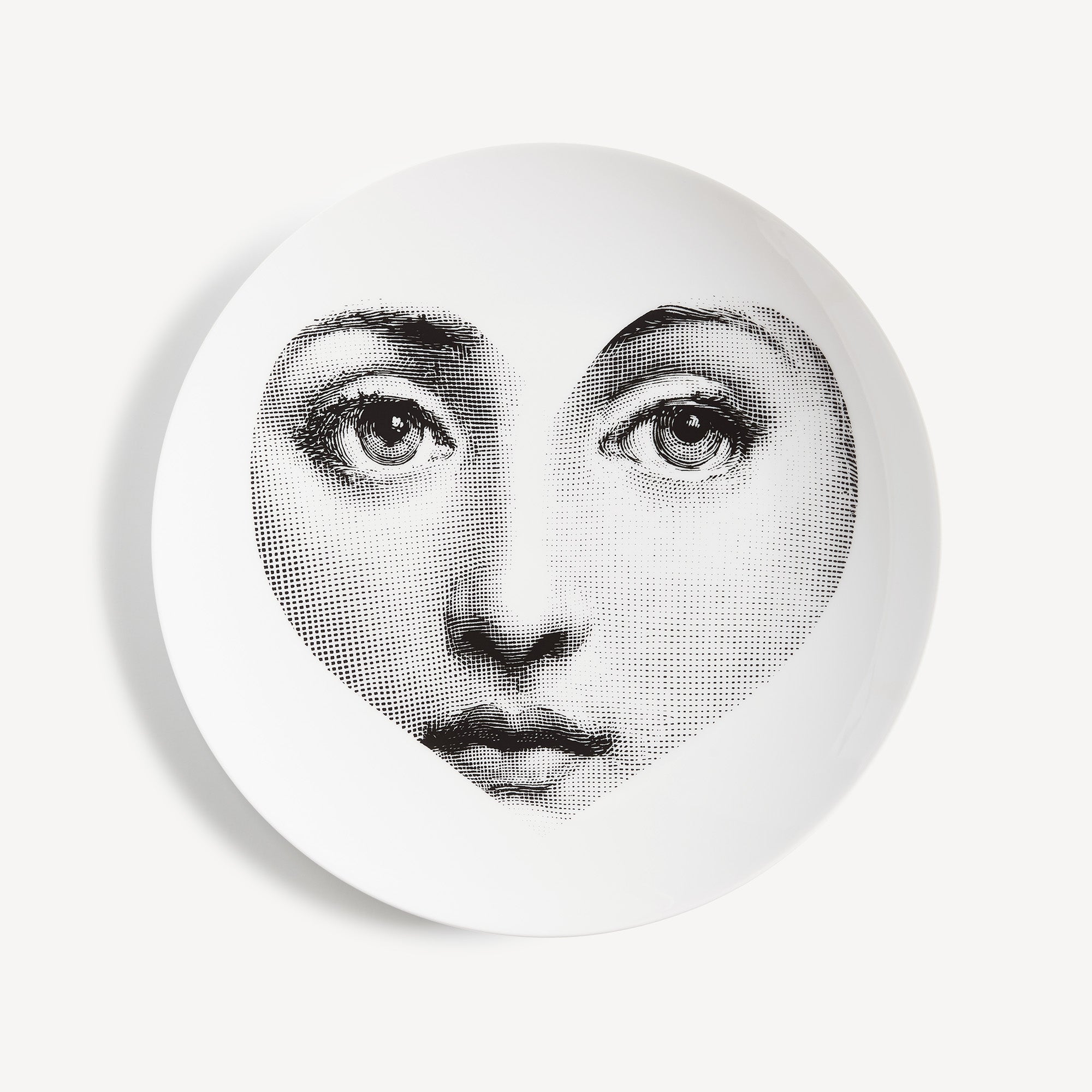 Wall plate Tema e Variazioni n.41 in White/Black | Fornasetti