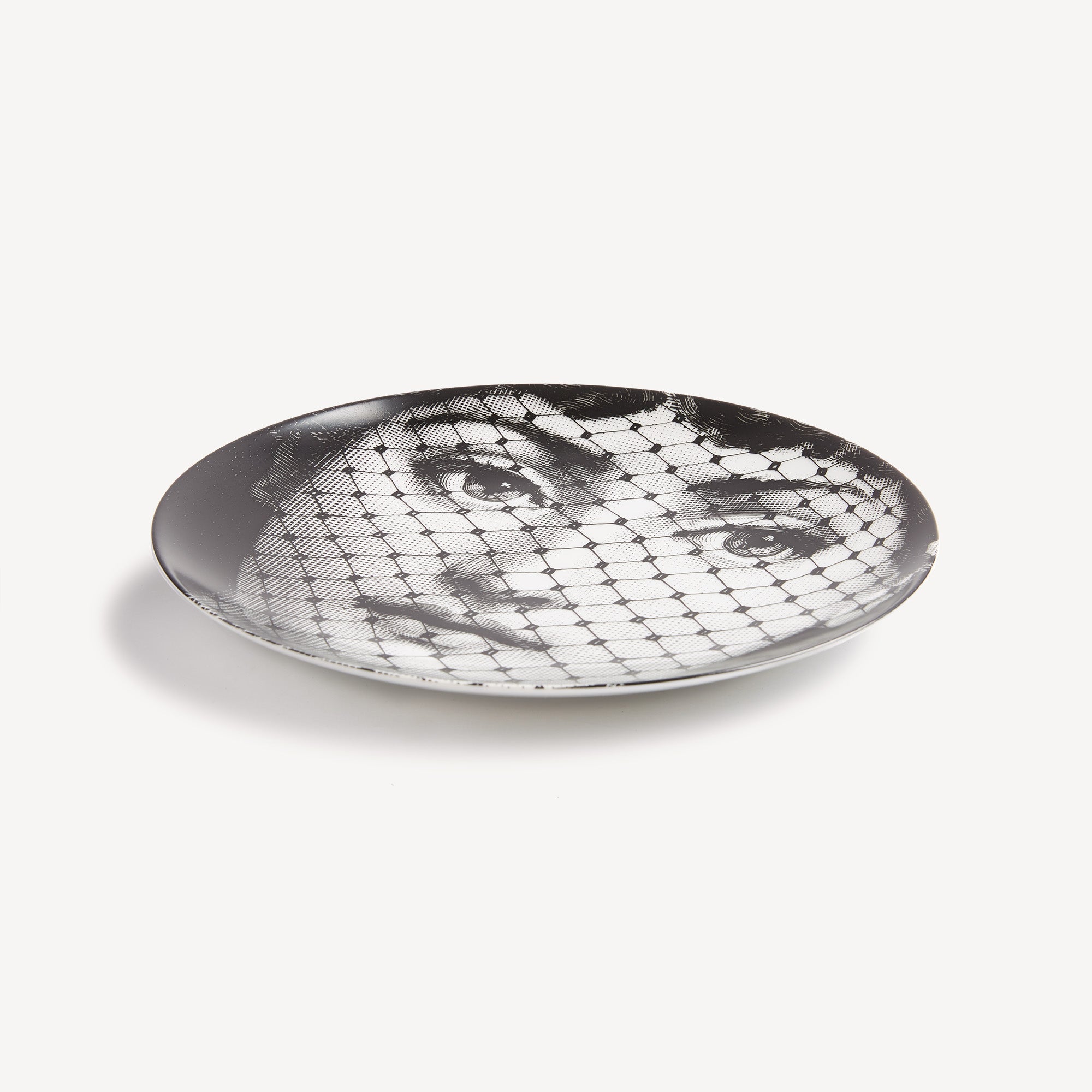 Wall plate Tema e Variazioni n.78 in White/Black | Fornasetti