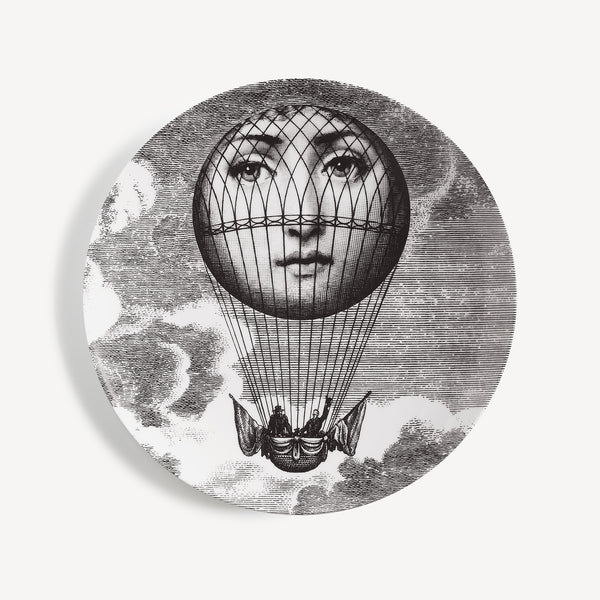 Wall plate Tema e Variazioni n.93 in White/Black | Fornasetti