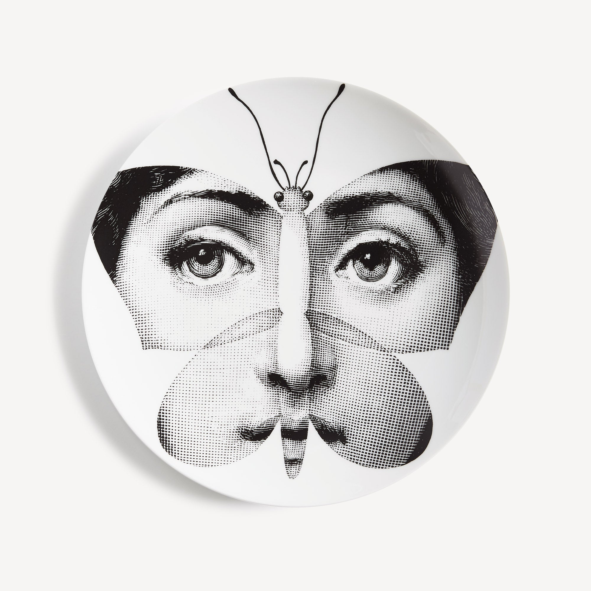 Wall plate Tema e Variazioni n.96 in White/Black | Fornasetti