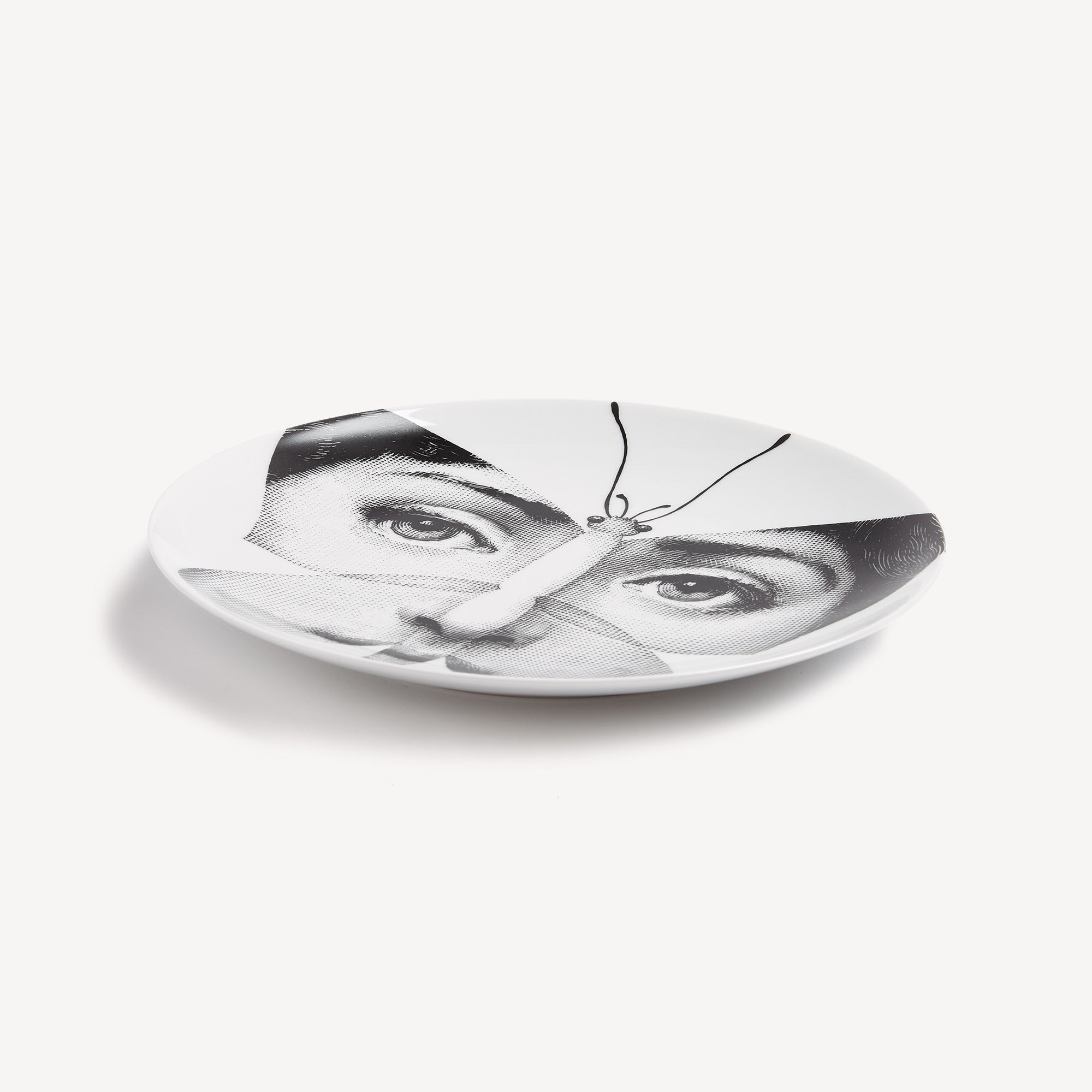 Wall plate Tema e Variazioni n.96 in White/Black | Fornasetti
