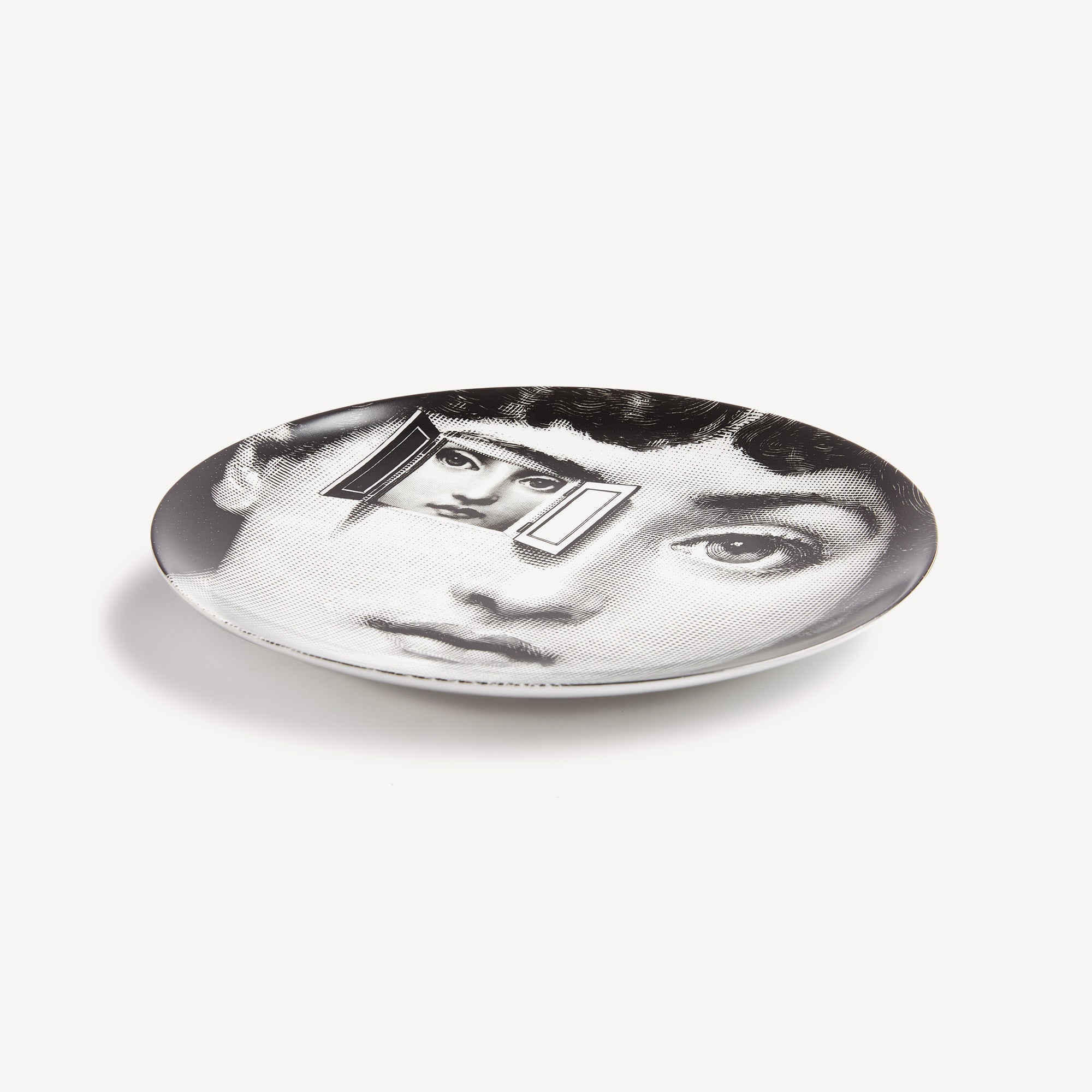 Wall plate Tema e Variazioni n.116 in White/Black | Fornasetti