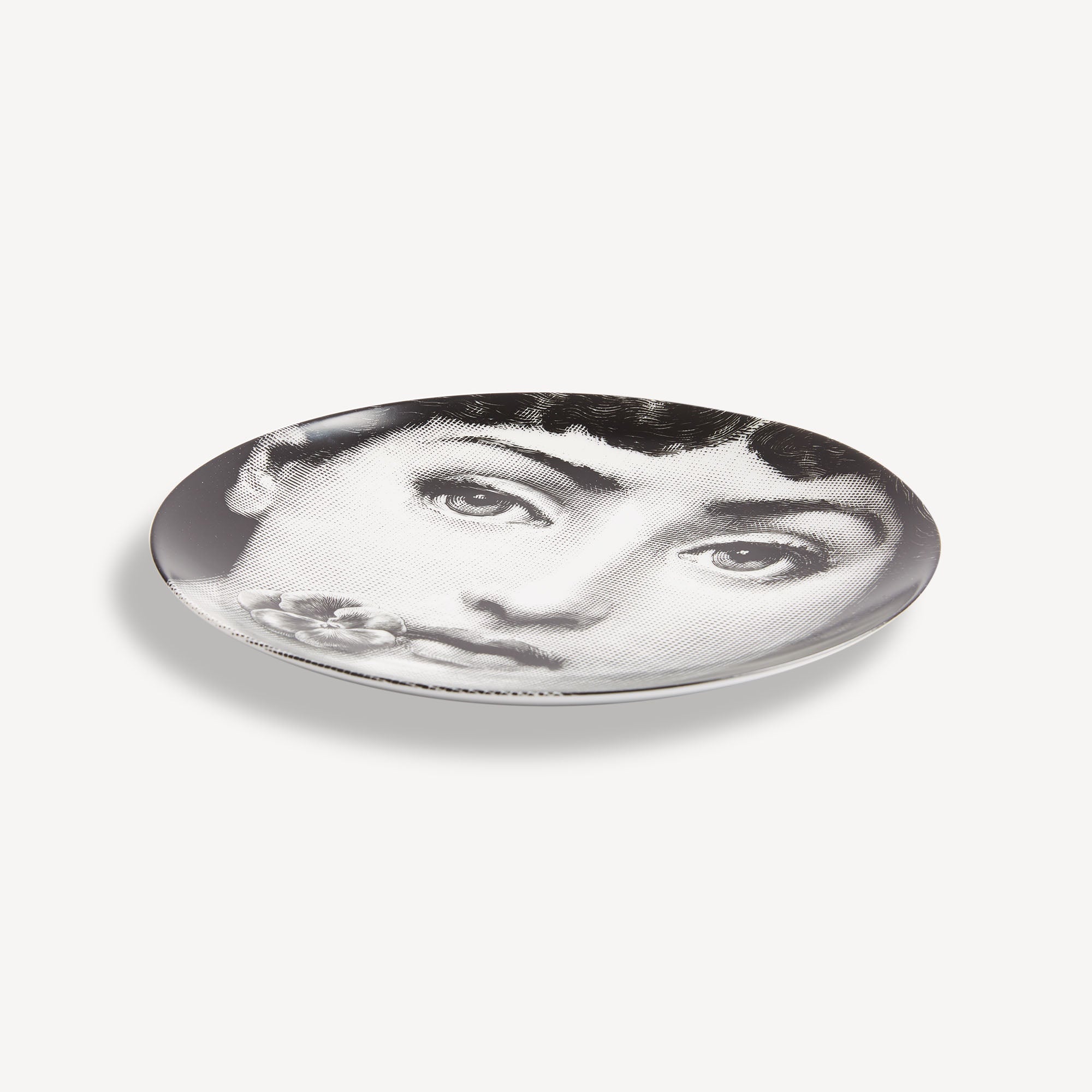 Wall plate Tema e Variazioni n.137 in White/Black | Fornasetti