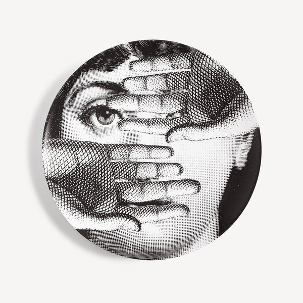 Wall plate Tema e Variazioni n.154 in White/Black | Fornasetti