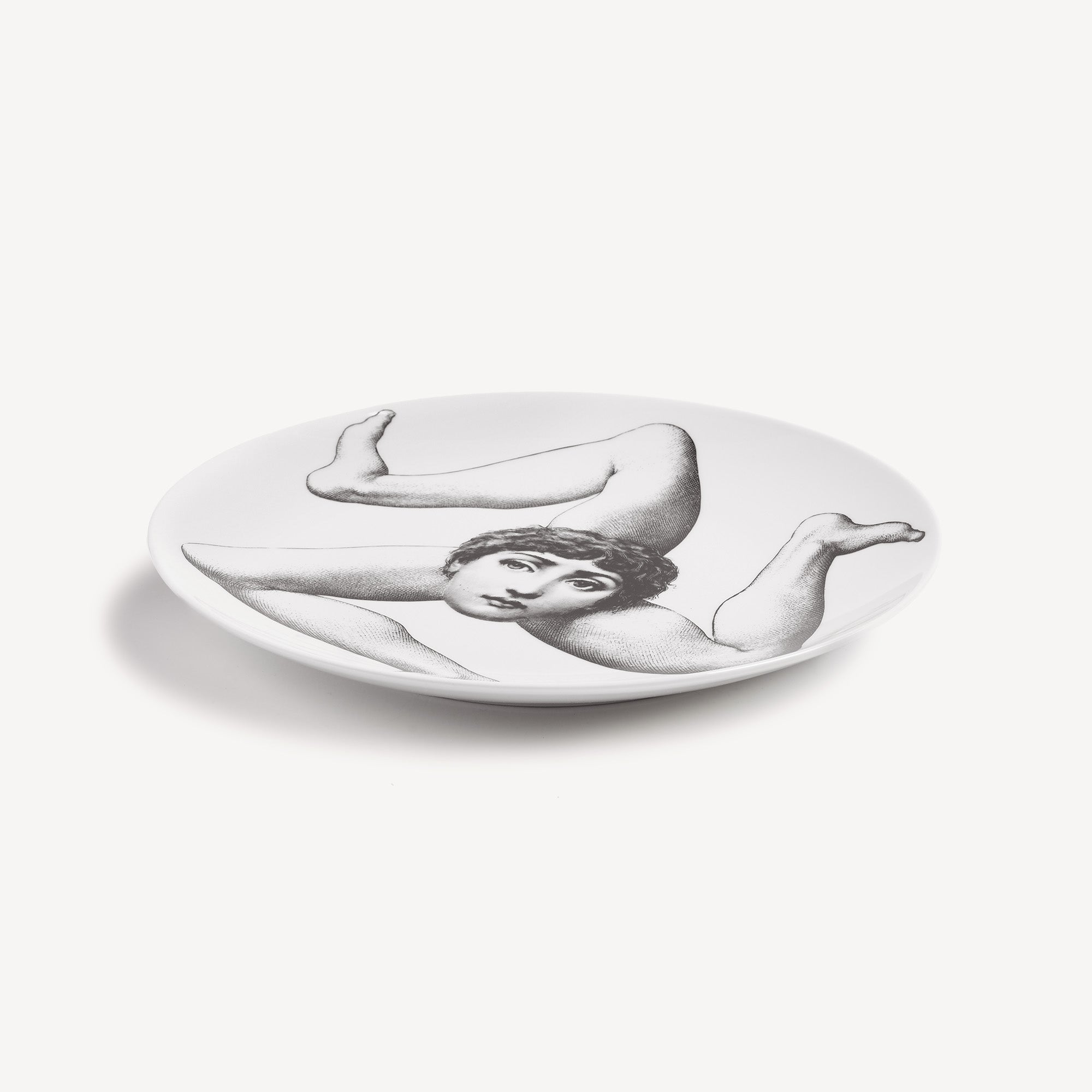 Wall plate Tema e Variazioni n.186 in White/Black | Fornasetti