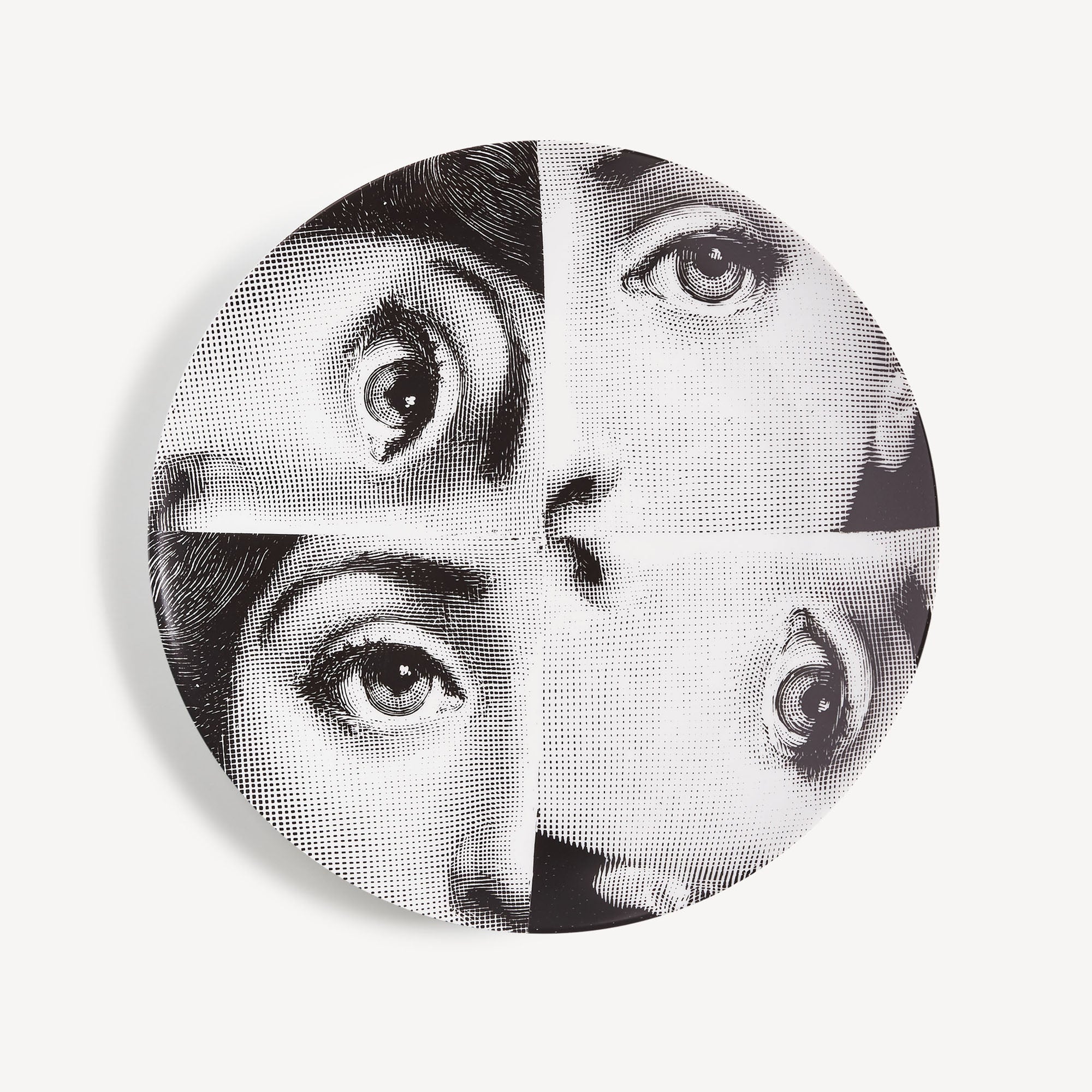 Wall plate Tema e Variazioni n.244 in White/Black | Fornasetti
