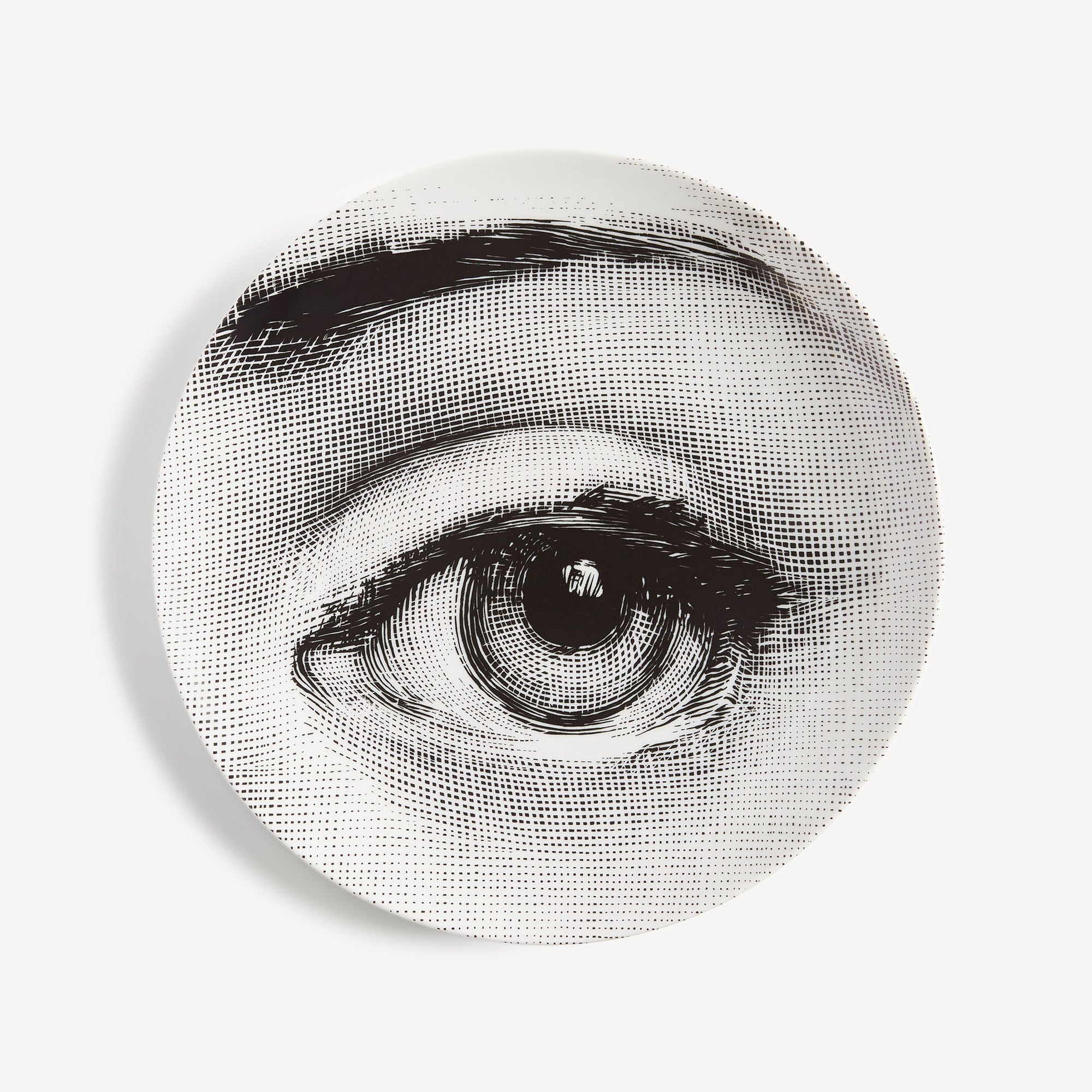Wall plate Tema e Variazioni n.248 in White/Black | Fornasetti