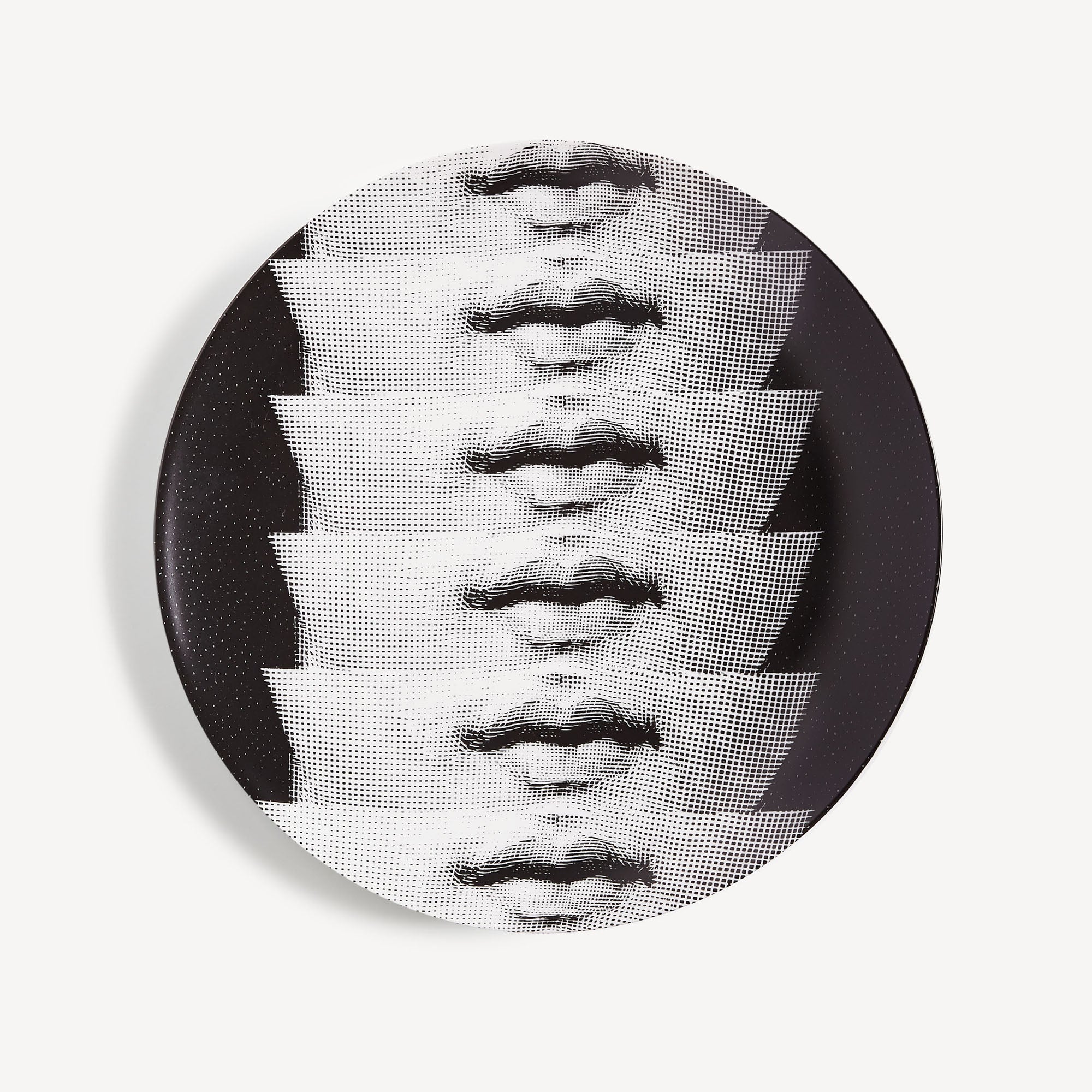 Wall plate Tema e Variazioni n.250 in White/Black | Fornasetti
