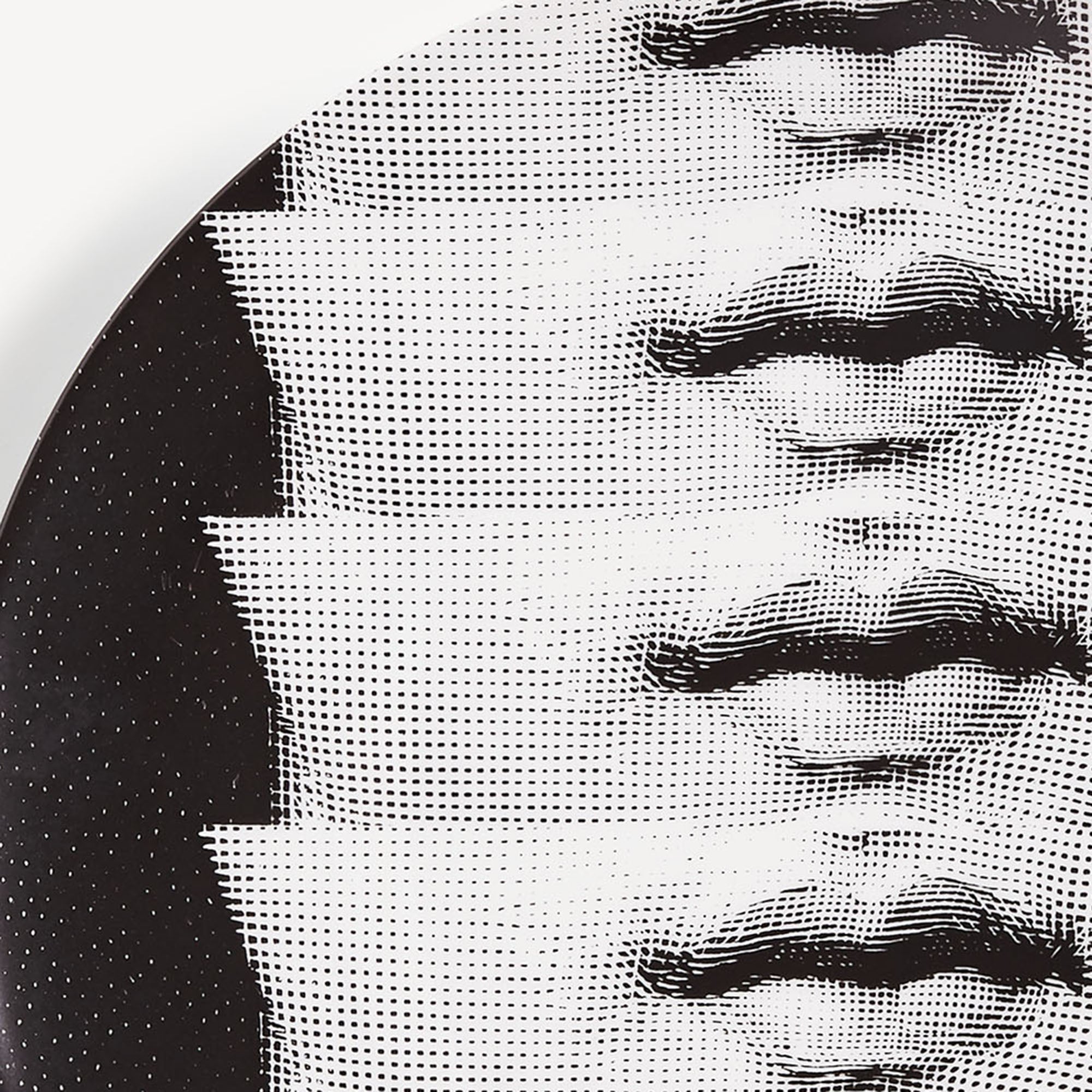 Wall plate Tema e Variazioni n.250 in White/Black | Fornasetti