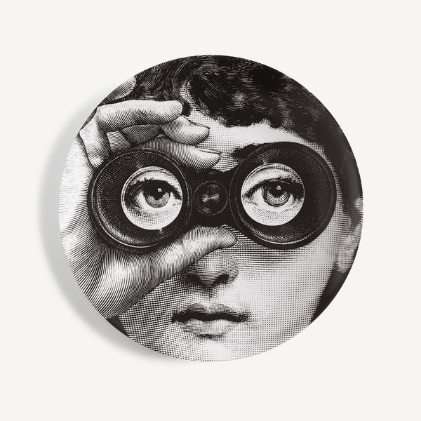 Wall plate Tema e Variazioni n.286 in White/Black | Fornasetti