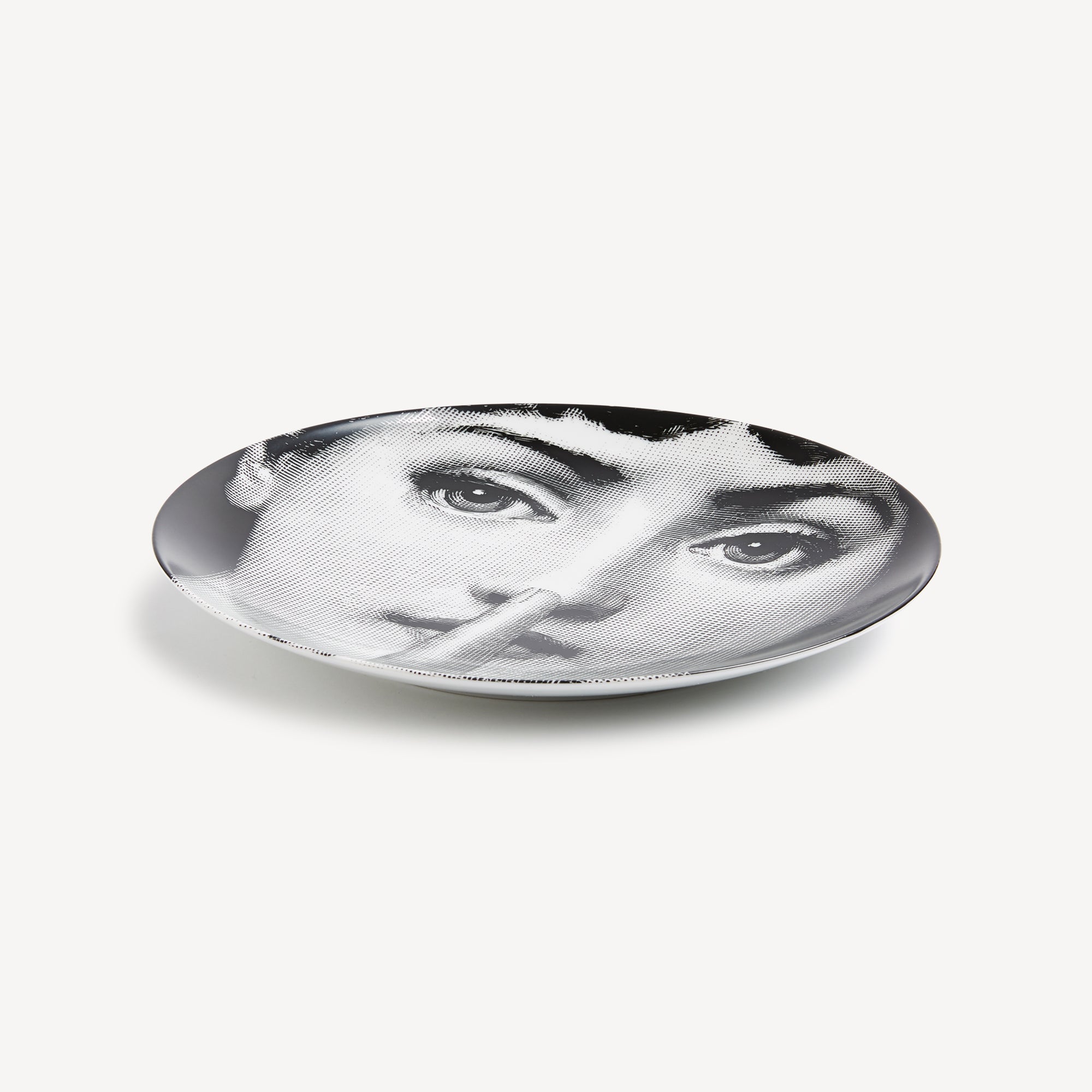 Wall plate Tema e Variazioni n.334 in White/Black | Fornasetti