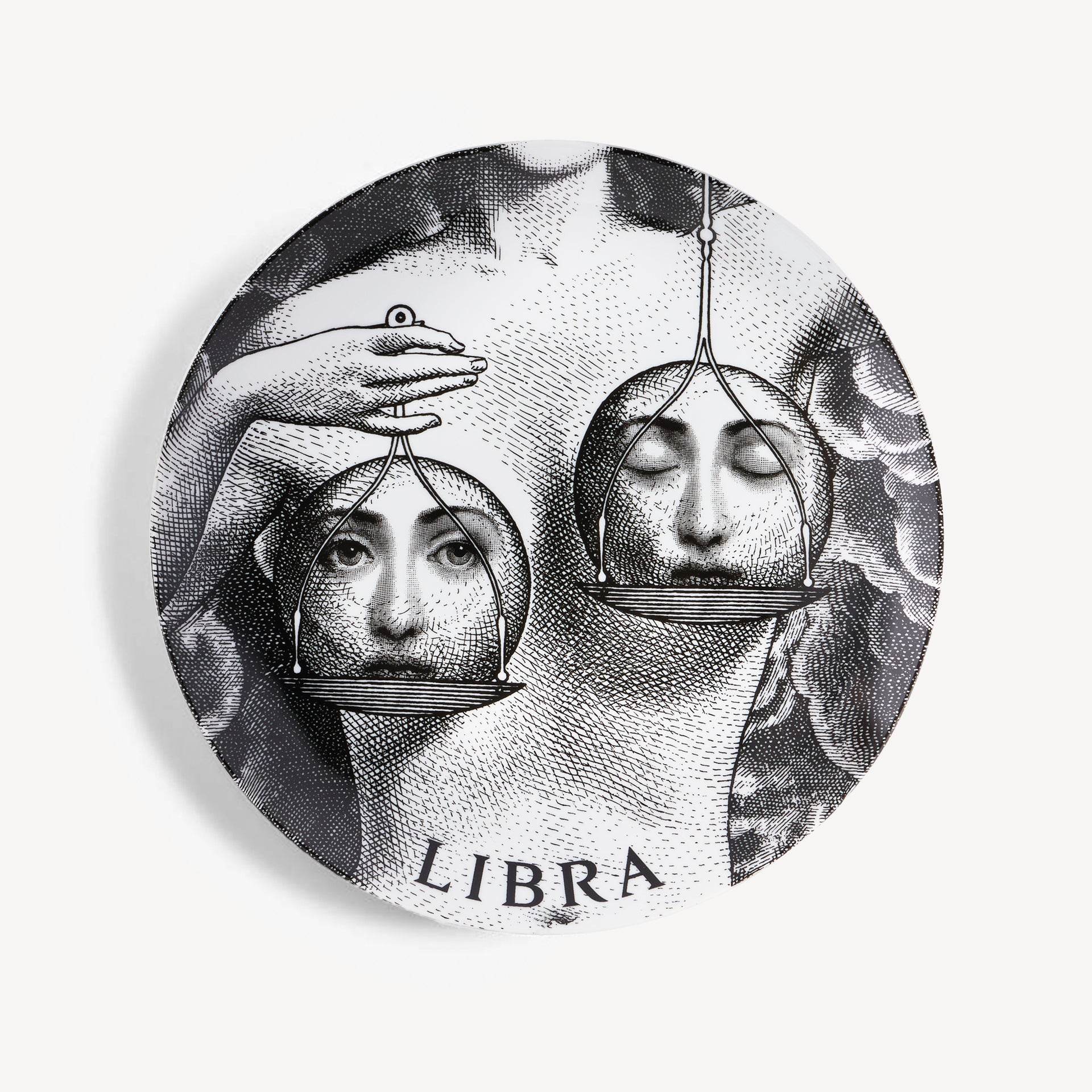 Zodiaco Libra - Tema e Variazioni wall plate n.354