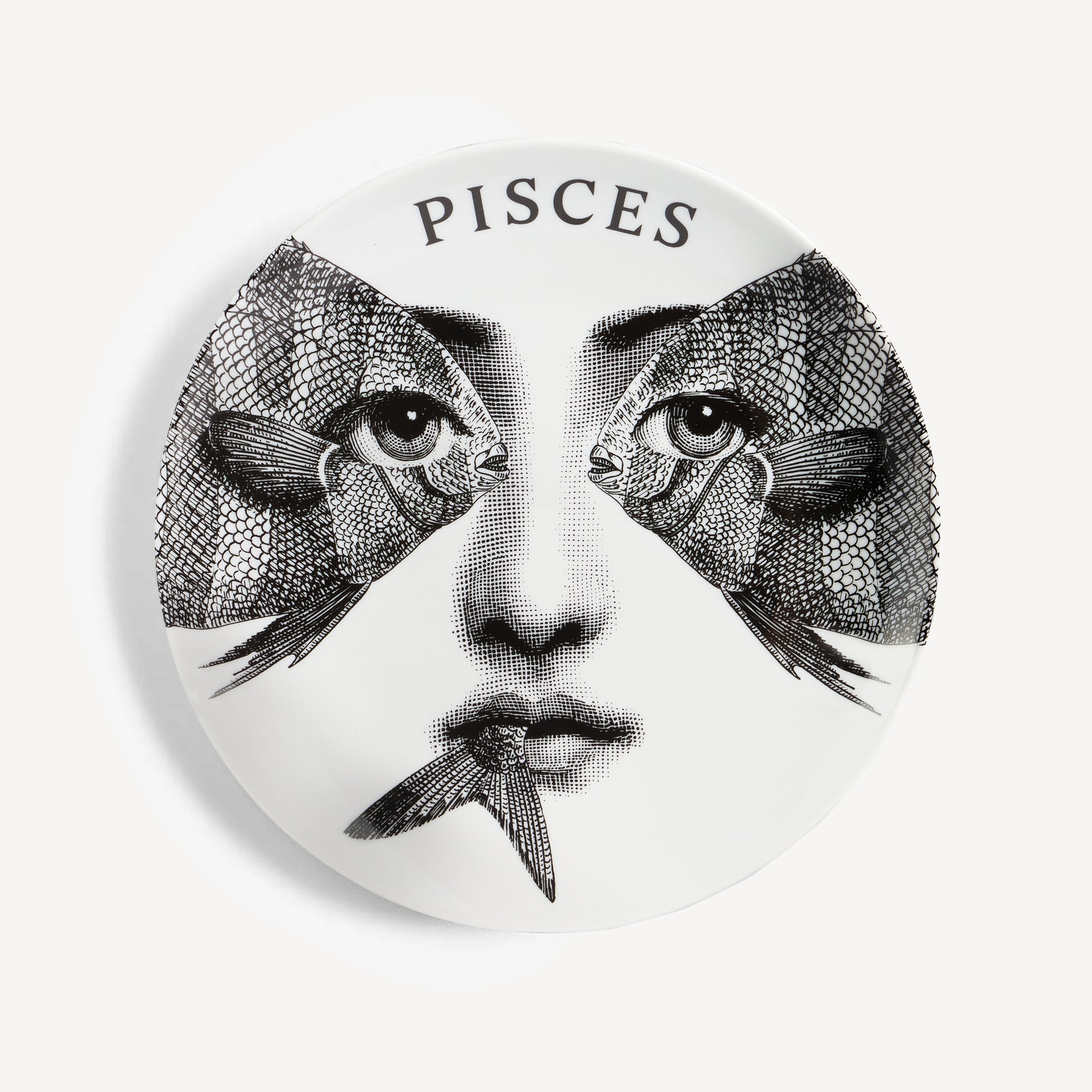 Piatto Zodiaco Pesci - Tema e Variazioni n.359