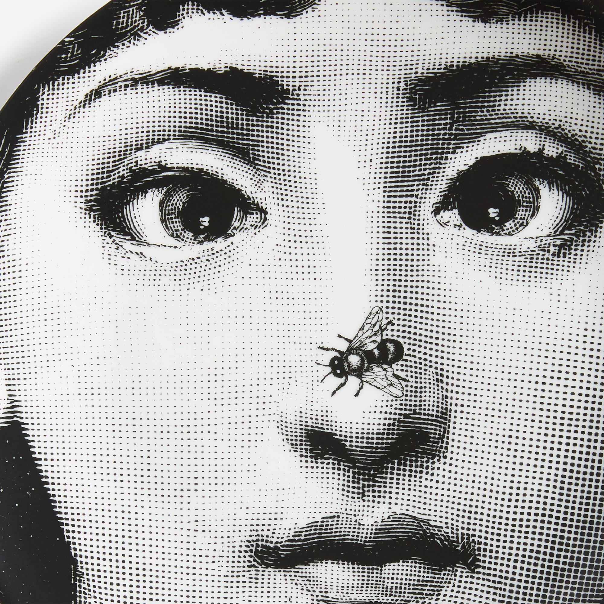 Wall plate Tema e Variazioni n.363 in White/Black | Fornasetti
