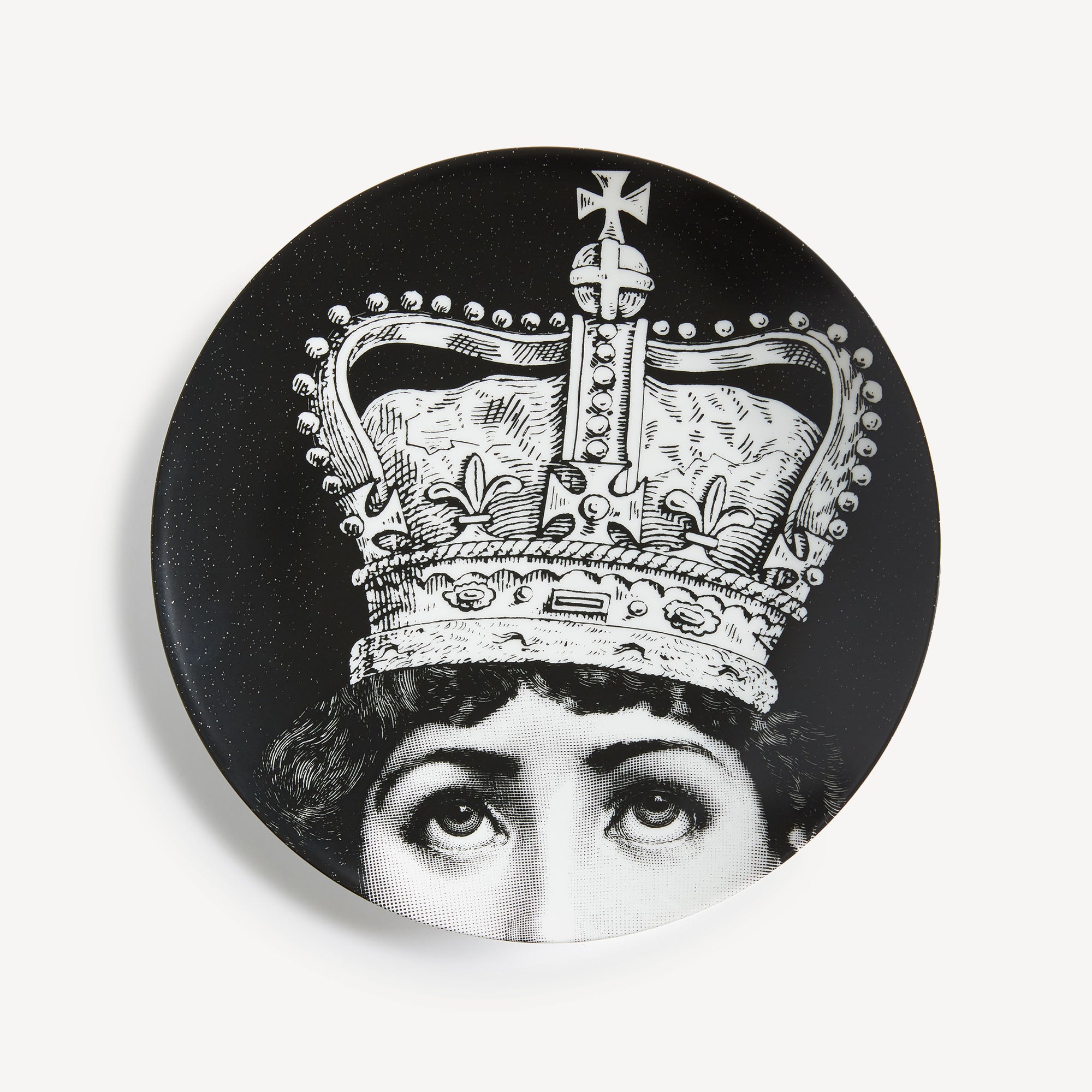 Wall plate Tema e Variazioni n.369 in White/Black | Fornasetti