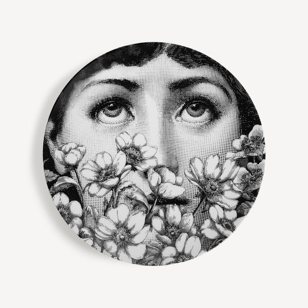 Wall Plate Tema e Variazioni n.410 in Black/White | Fornasetti