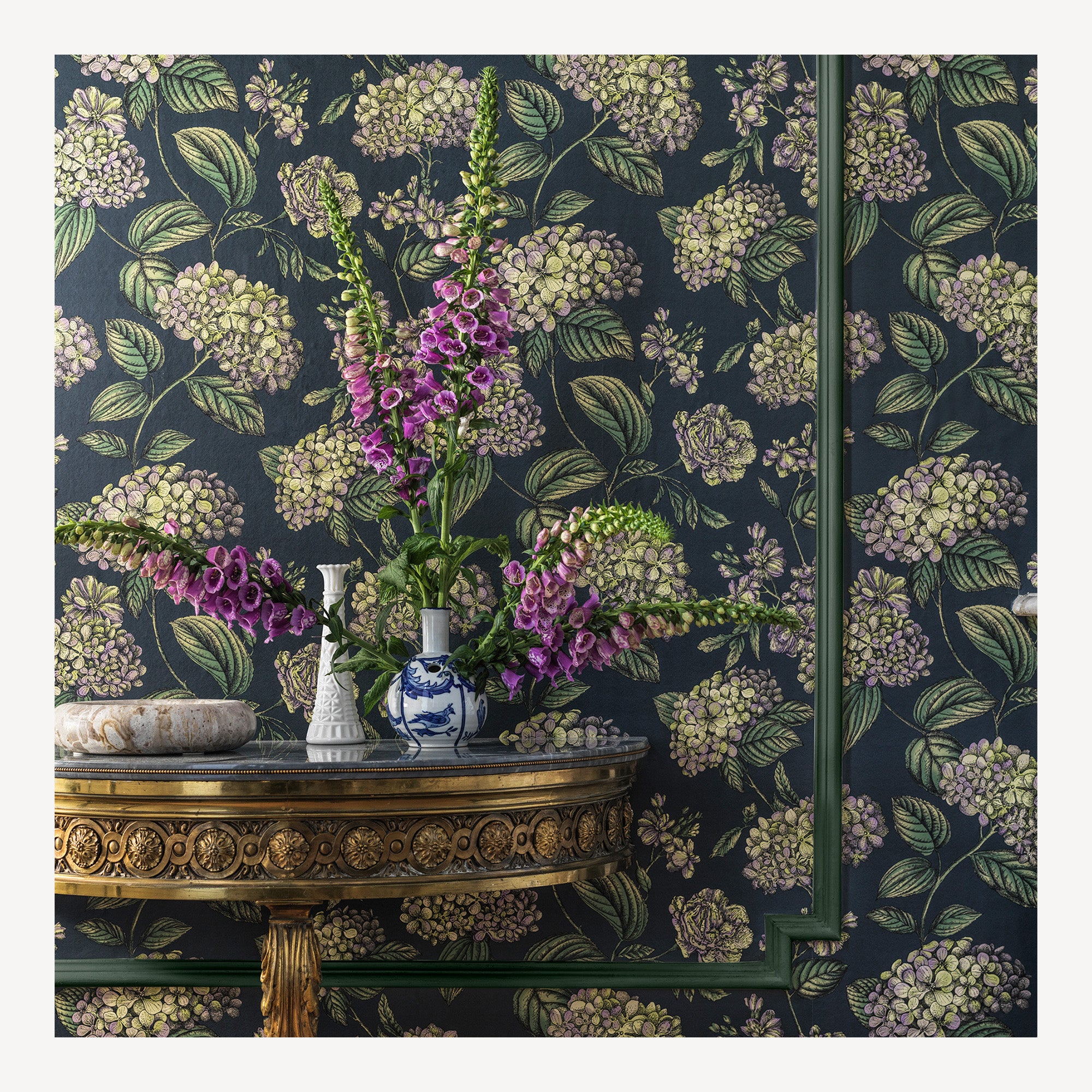 Papier peint Ramo di Ortensia