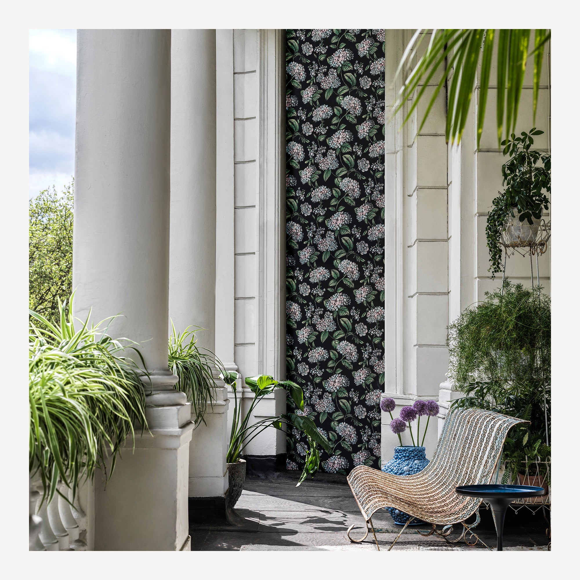 Wallpaper Ramo di Ortensia