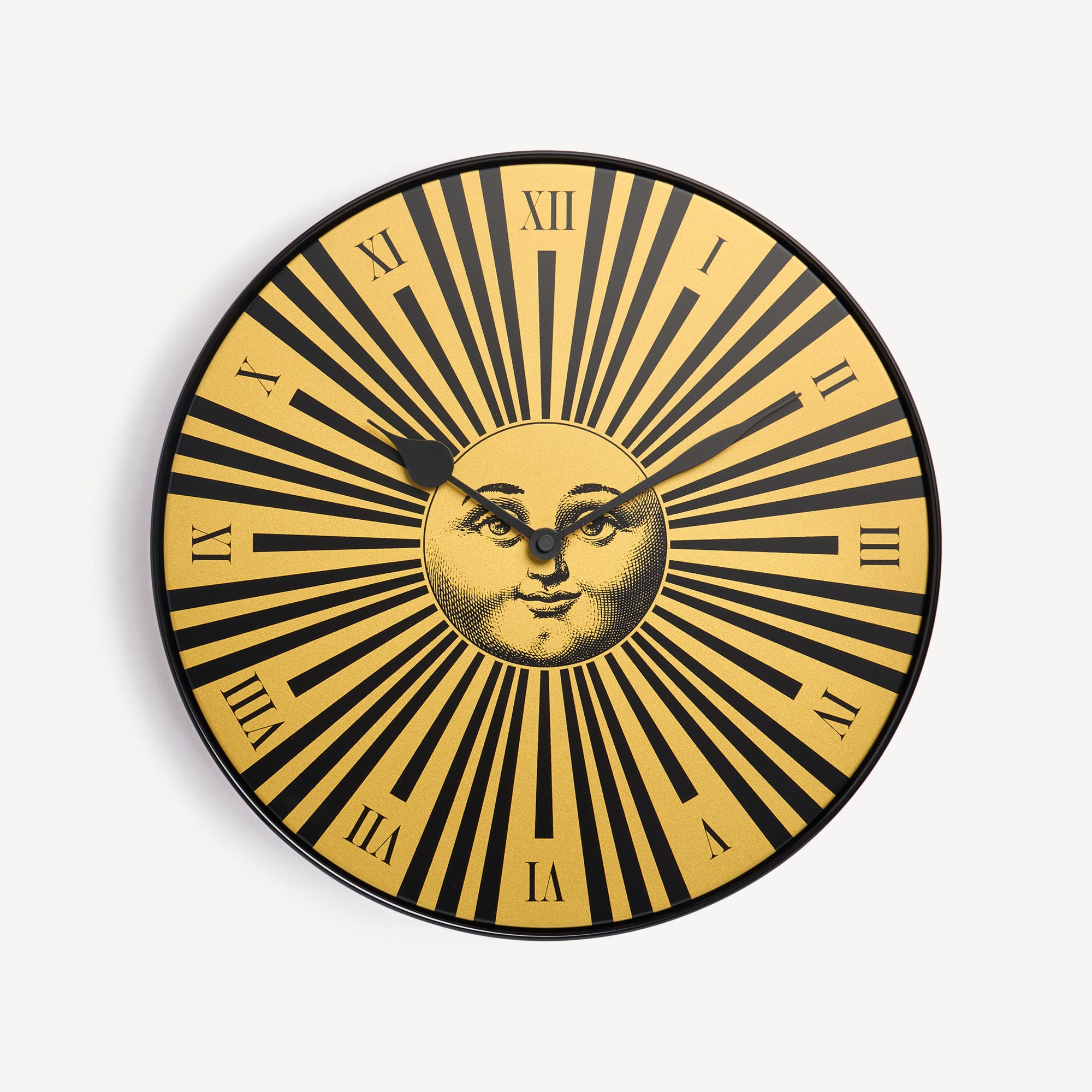 Wall clock Sole Raggiante gold